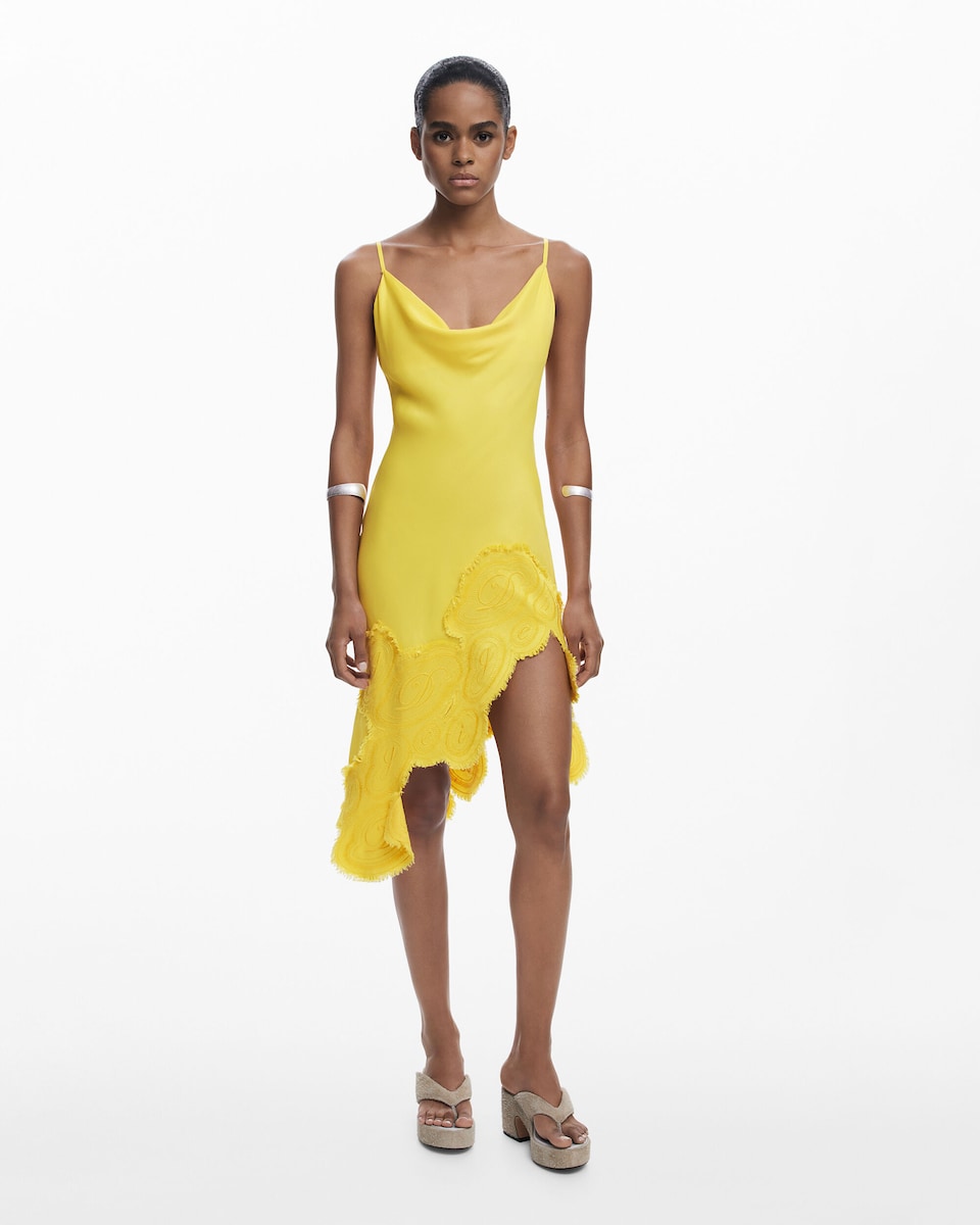 Vestido lencero asimétrico · Desigual · El Corte Inglés