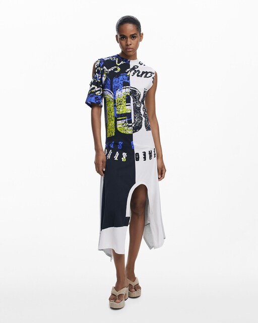 Imagen 0 de Vestido asimétrica