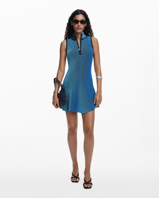 Imagen 0 de Vestido rayas verticales