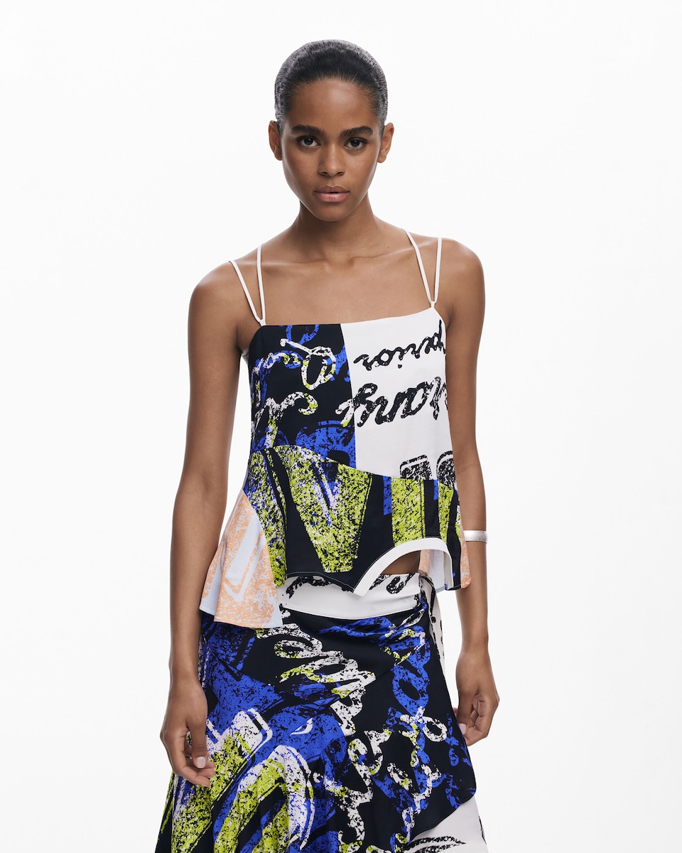 Mujer Desigual Camisetas Tirantes Desigual Camiseta Tirantes