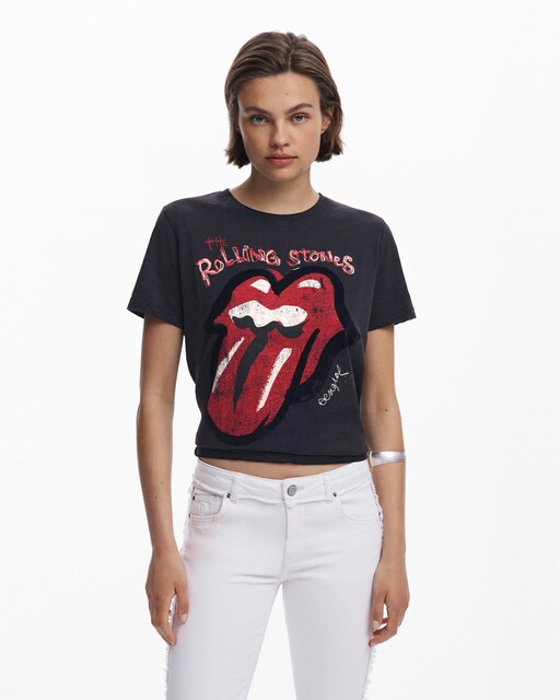 Imagen 0 de Camiseta de mujer manga corta Rolling stones