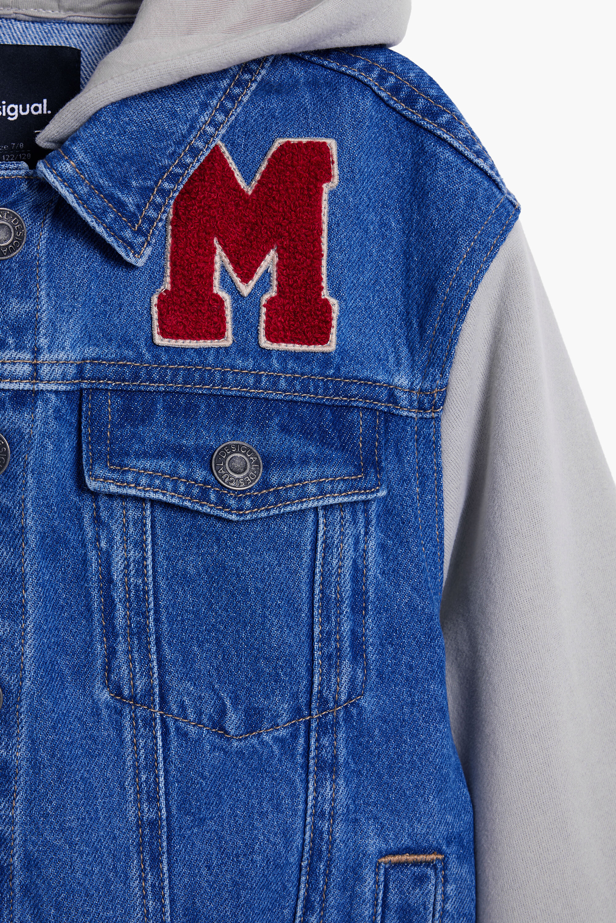 Chaqueta de niño sudadera Mickey Mouse™ - Desigual - Azul / Gris Azul / Gris-3