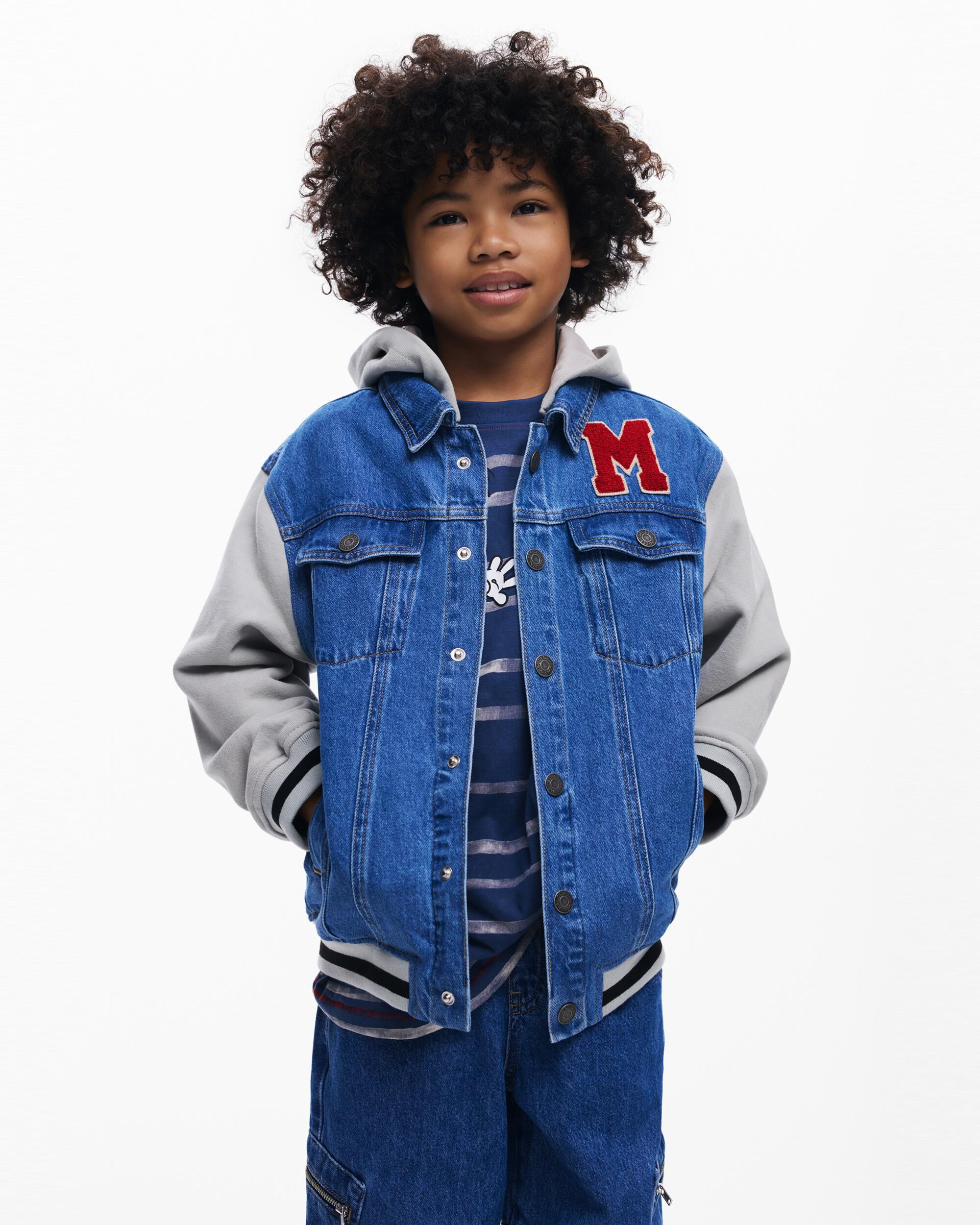 Chaqueta de niño sudadera Mickey Mouse™ - Desigual - Azul / Gris Azul / Gris-6