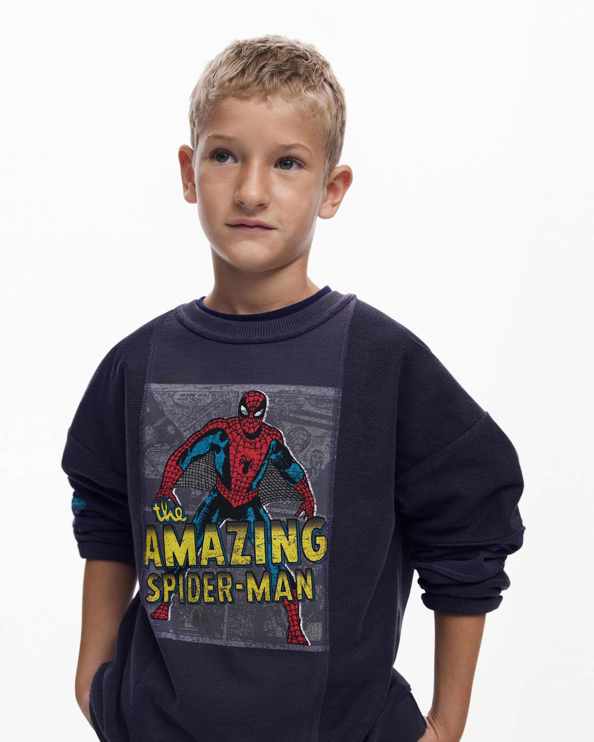 Sudadera con capucha de niño pach spiderman™ - Desigual - Azul oscuro Azul oscuro-6