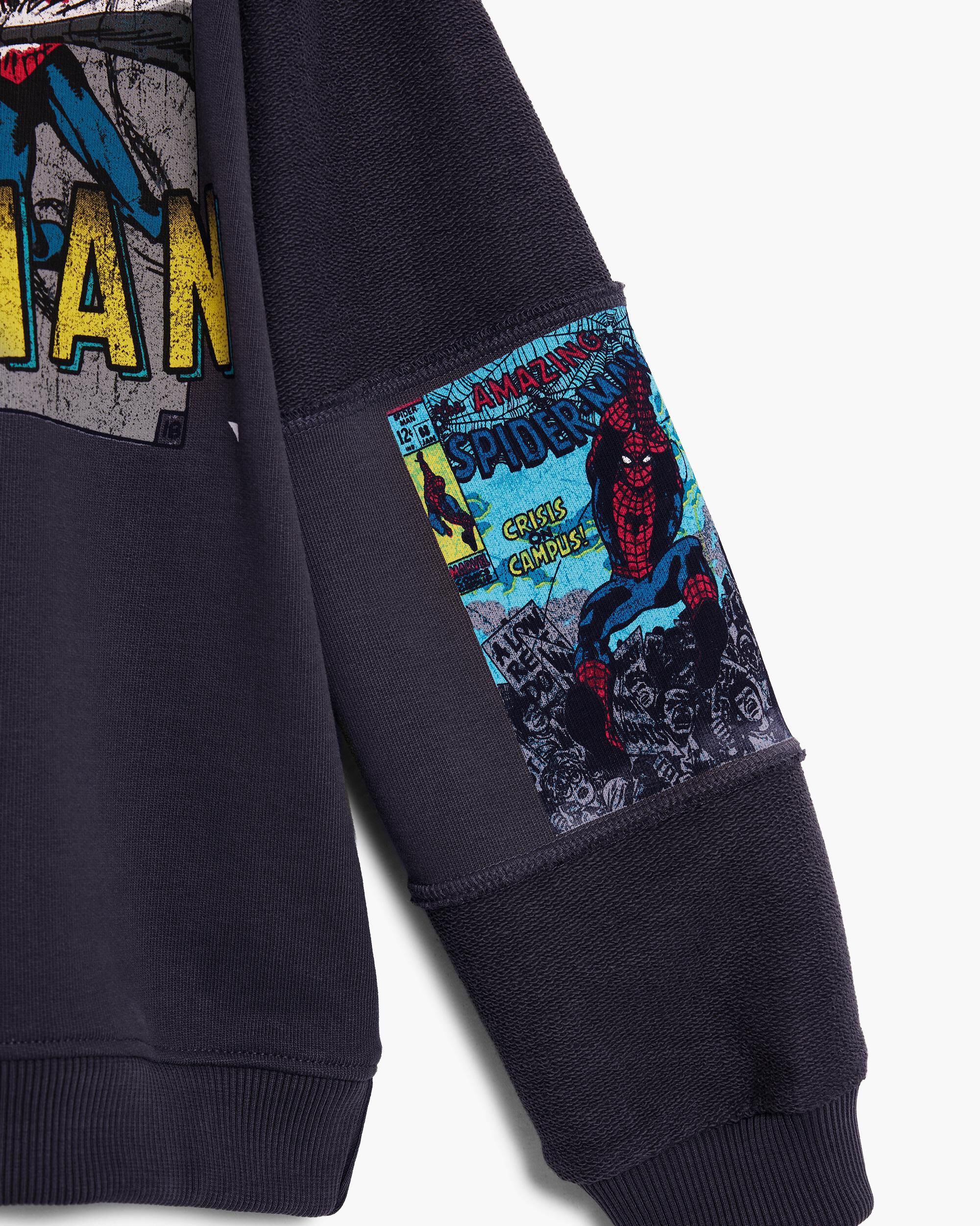Sudadera con capucha de niño pach spiderman™ - Desigual - Azul oscuro Azul oscuro-5
