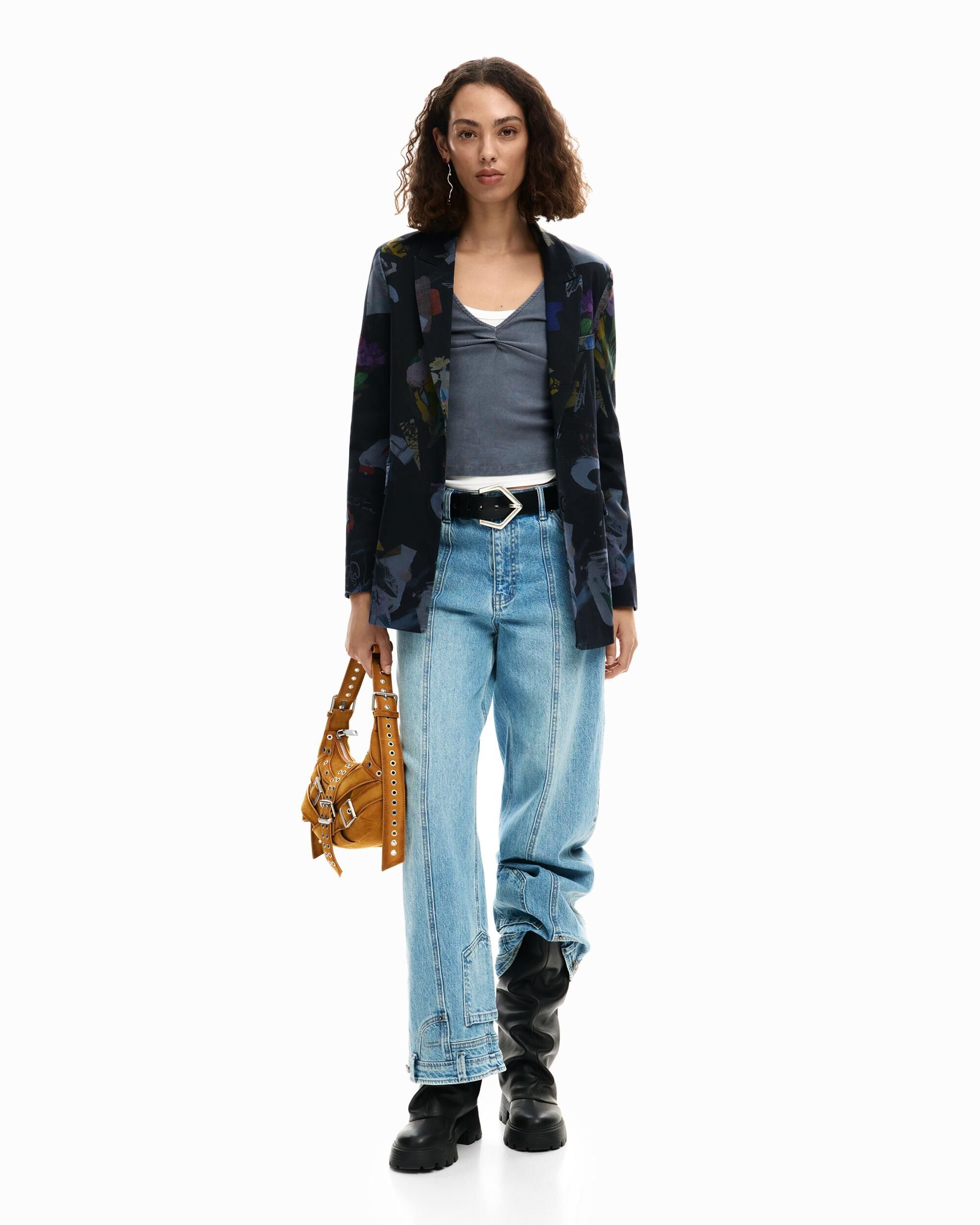 Desigual - Americana de mujer collage.