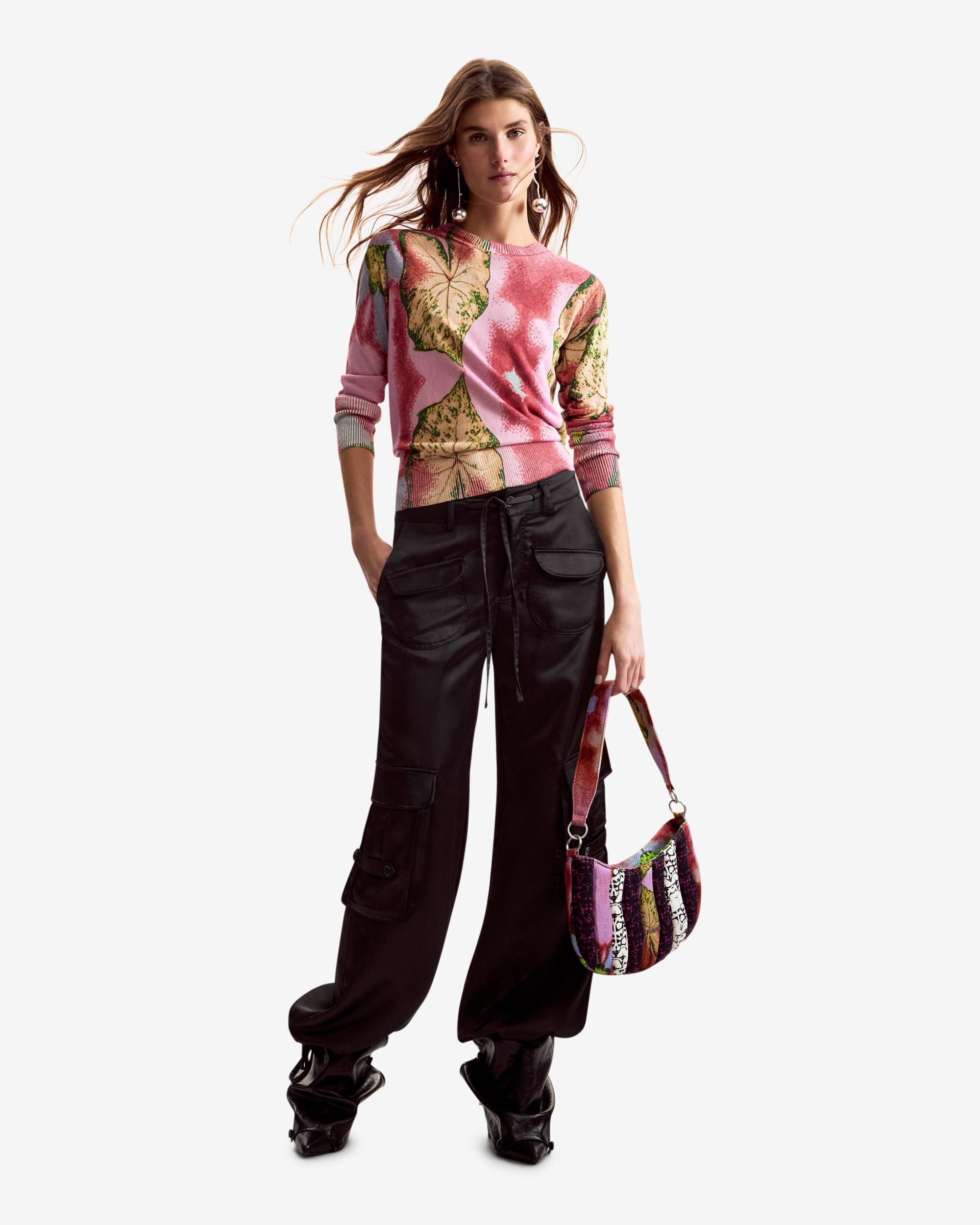 Jersey de mujer diseñado por mr christian lacroix - Desigual - Rojo Rojo-2
