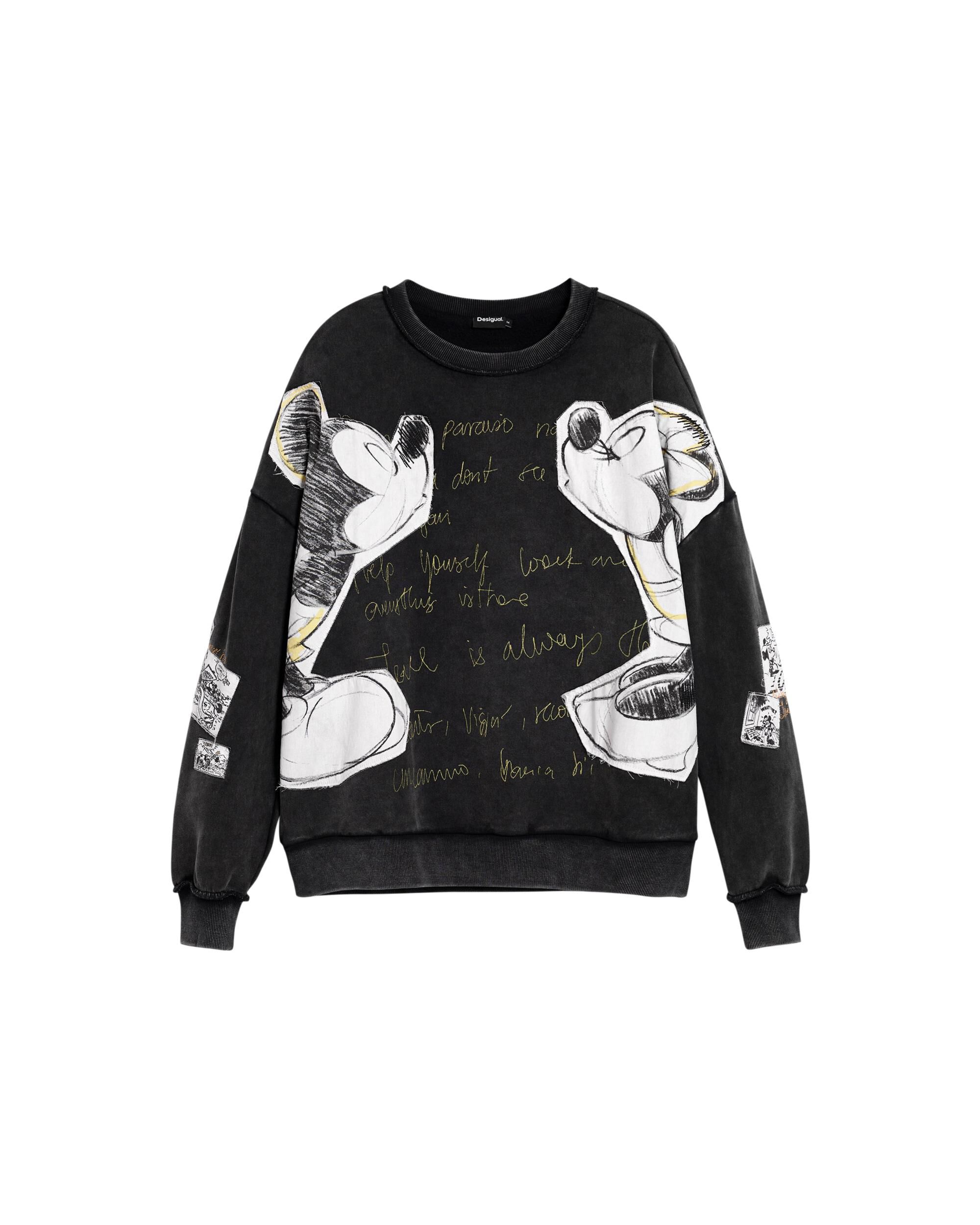 Sudadera de mujer mickey y minnie mouse™ - Desigual - Negro Negro-5