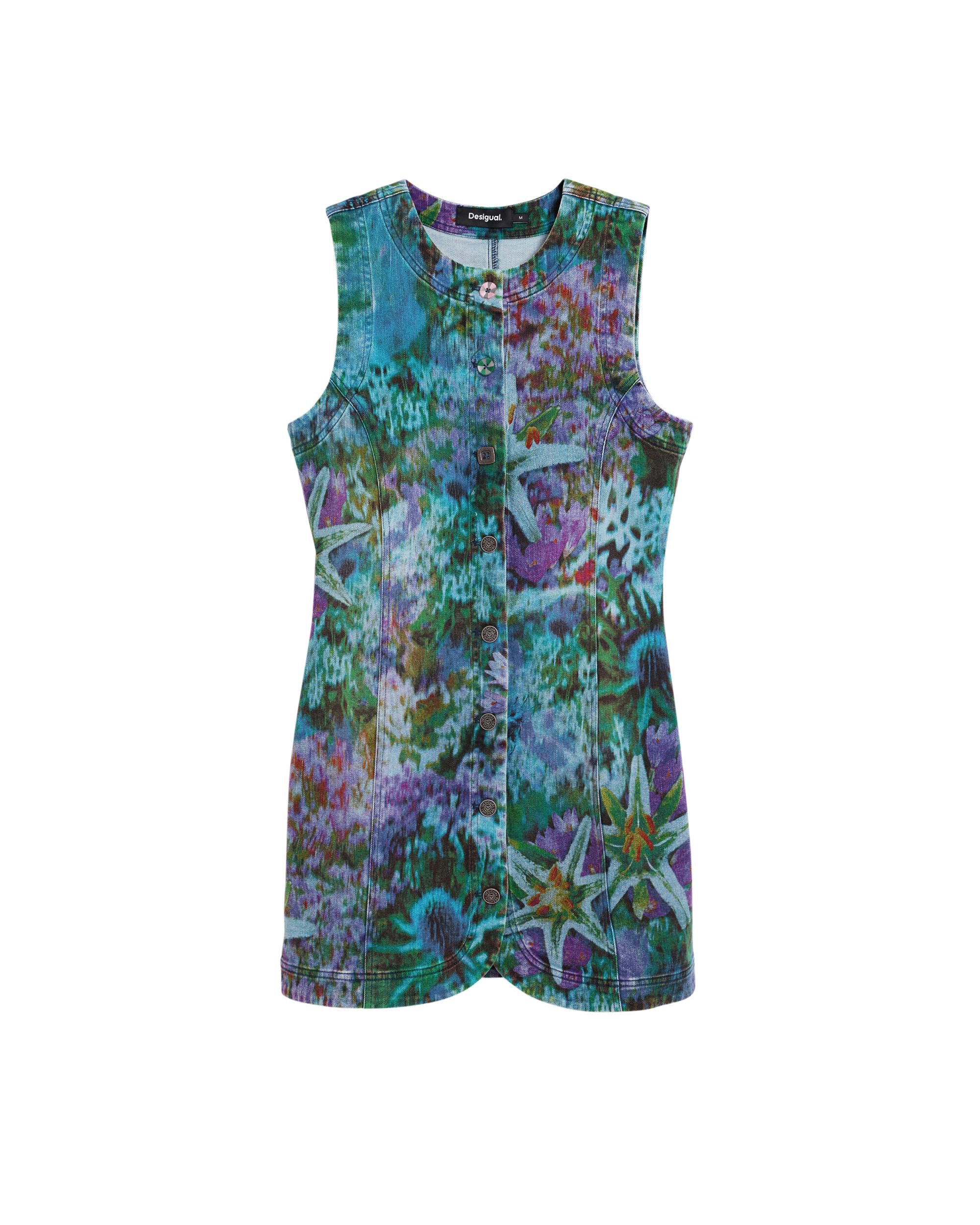 Desigual - Vestido denim jardín.