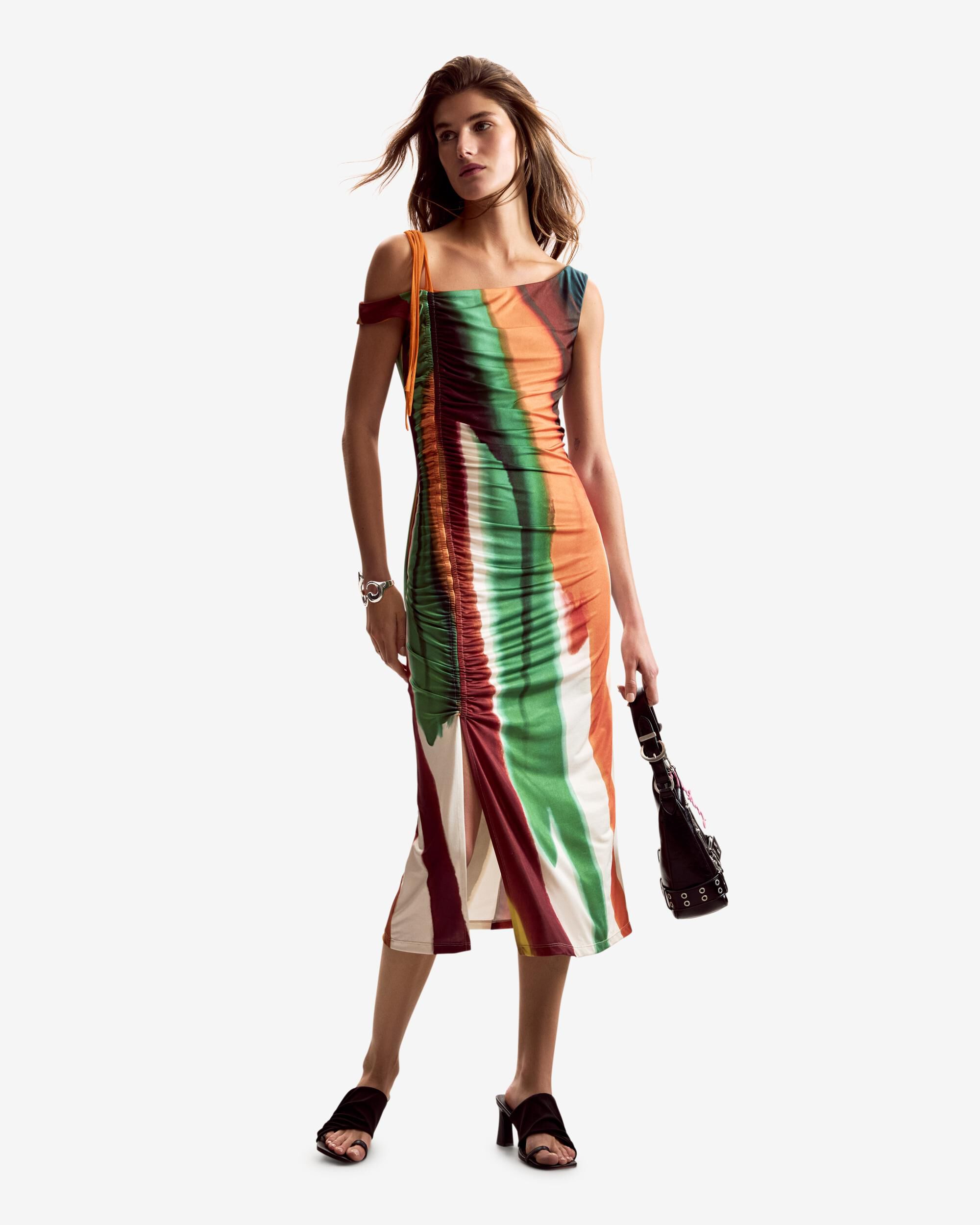 Desigual - Vestido rayas m christian lacroix.