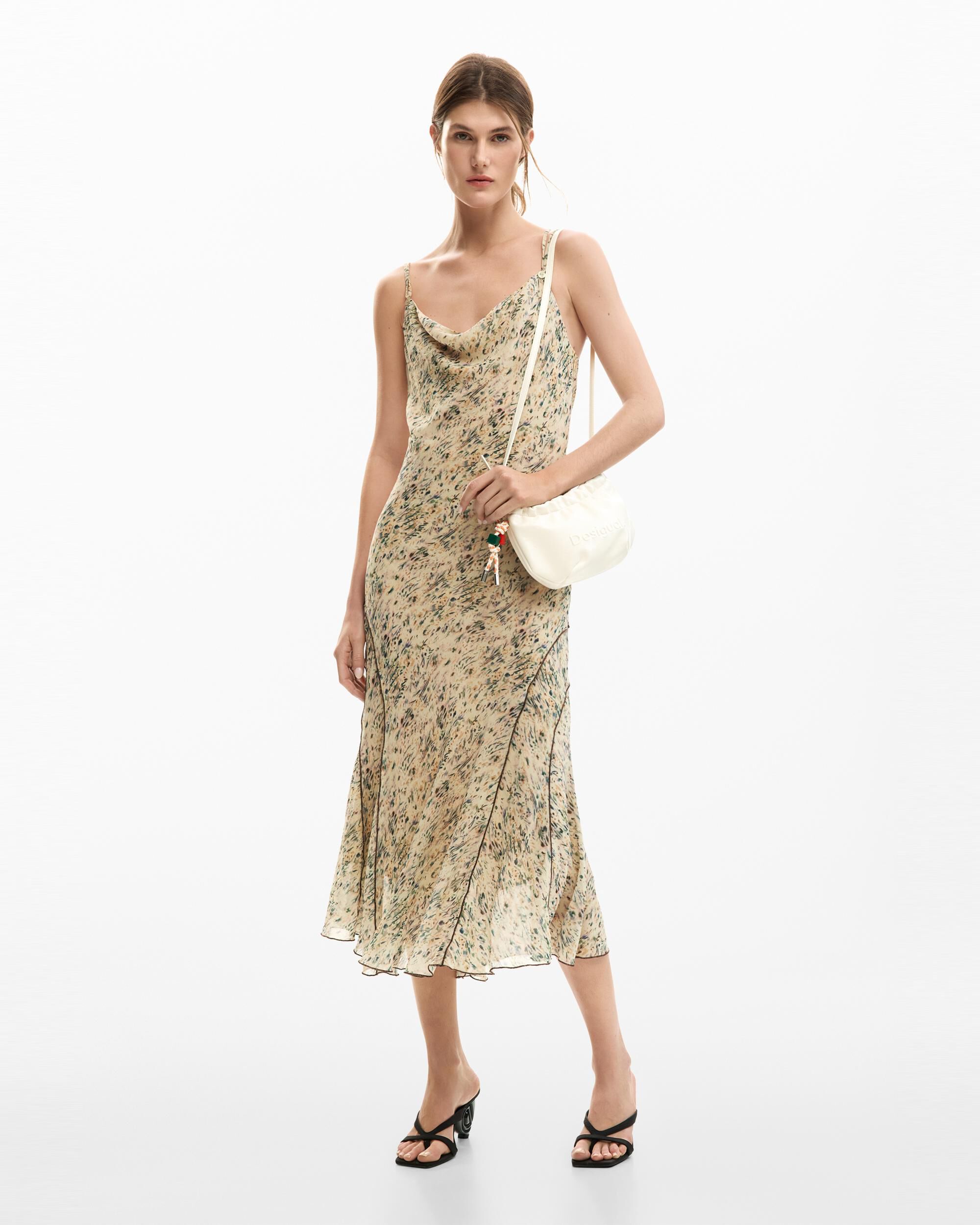 Desigual - Vestido midi silvestre.