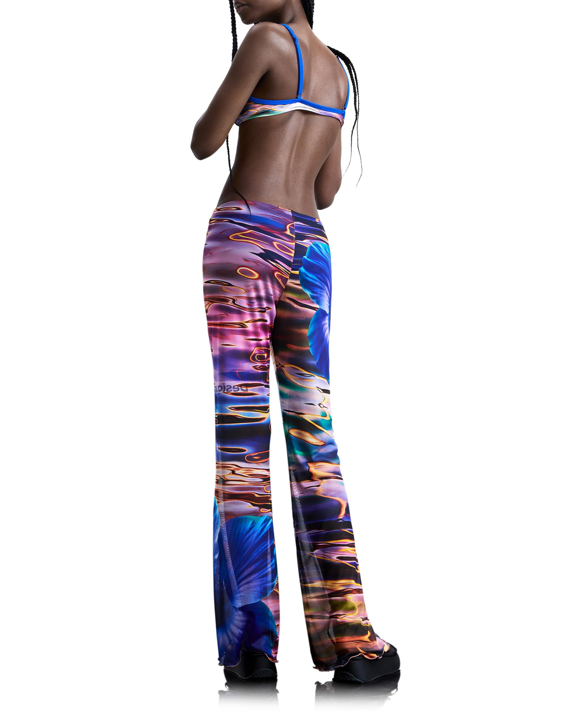 Pantalones anchos de mujer fluidos aguas - Desigual - Multicolor Multicolor-3