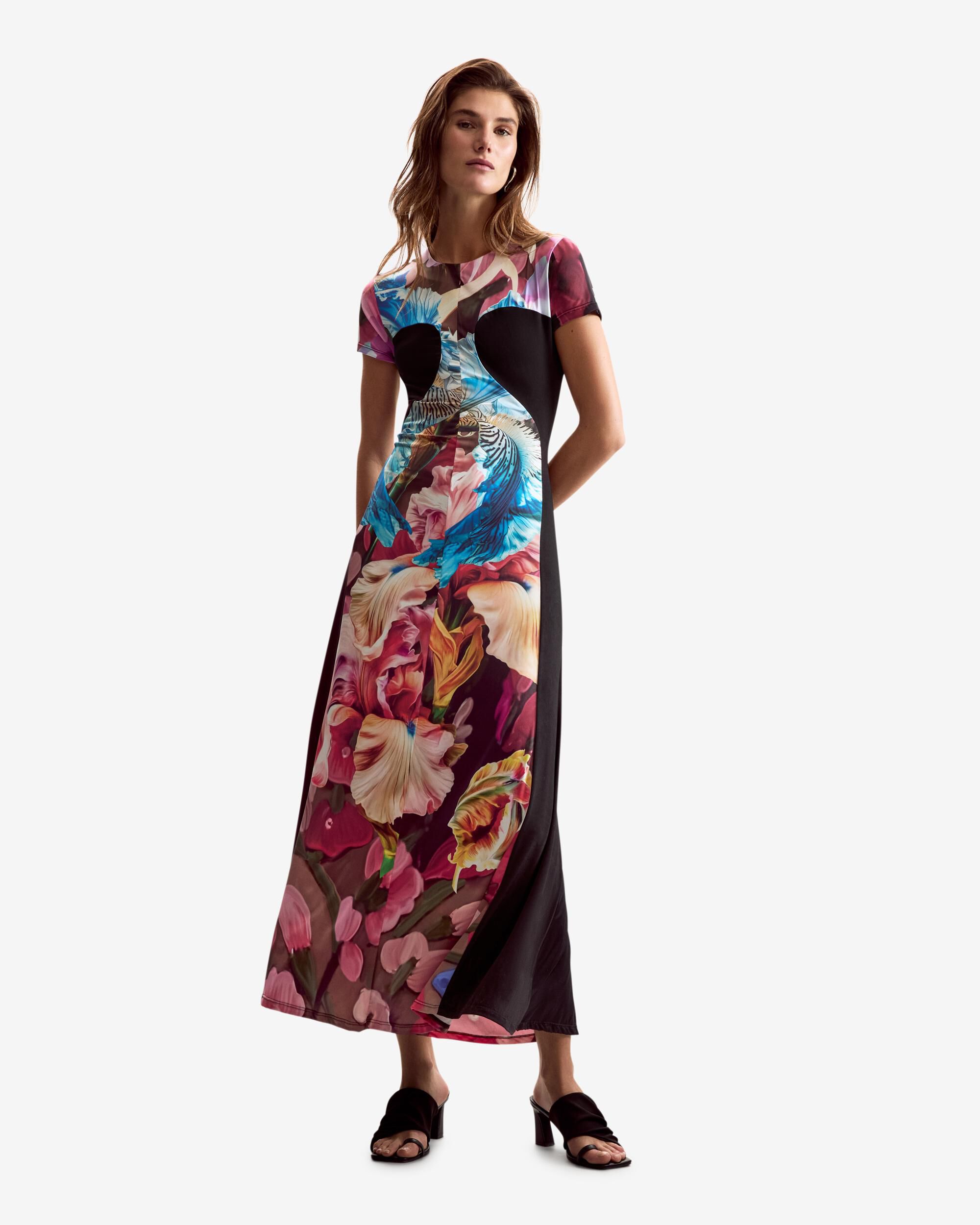 Desigual - Vestido punto corto m c lacroix.
