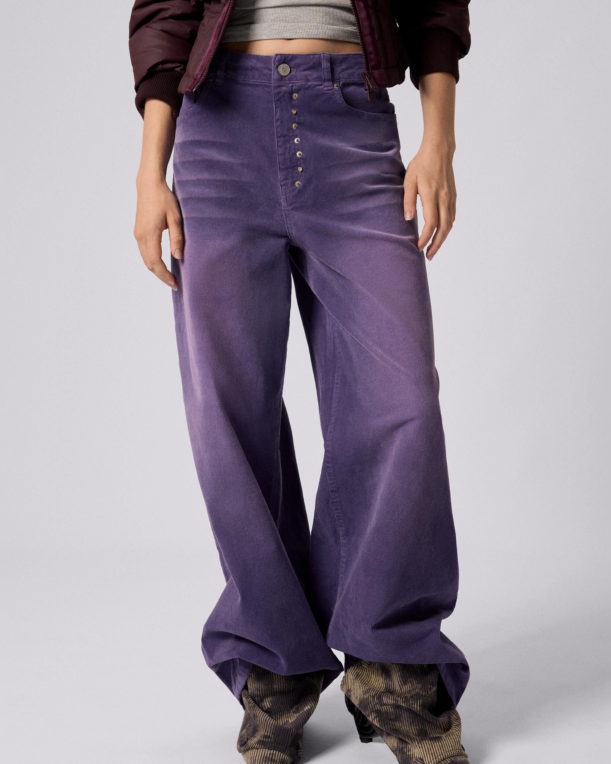 Pantalón de mujer vaquero degradado - Desigual - Morado Morado-2