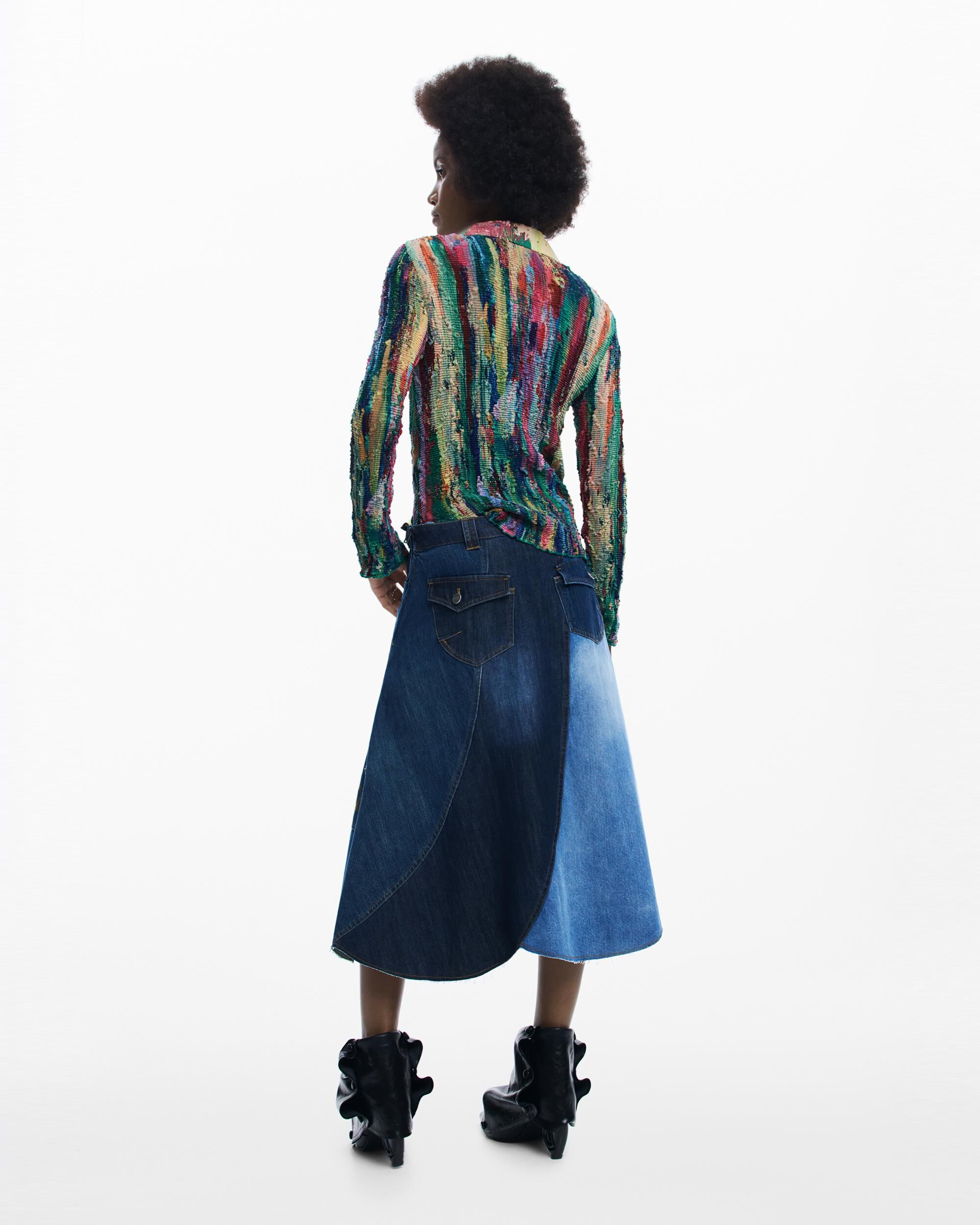 Camisa de mujer estampado - Desigual - Multicolor Multicolor-3