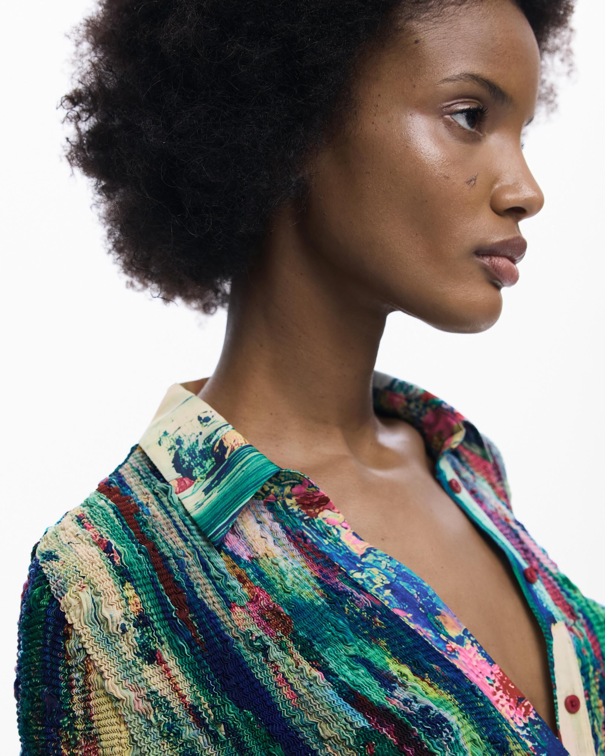 Camisa de mujer estampado - Desigual - Multicolor Multicolor-5