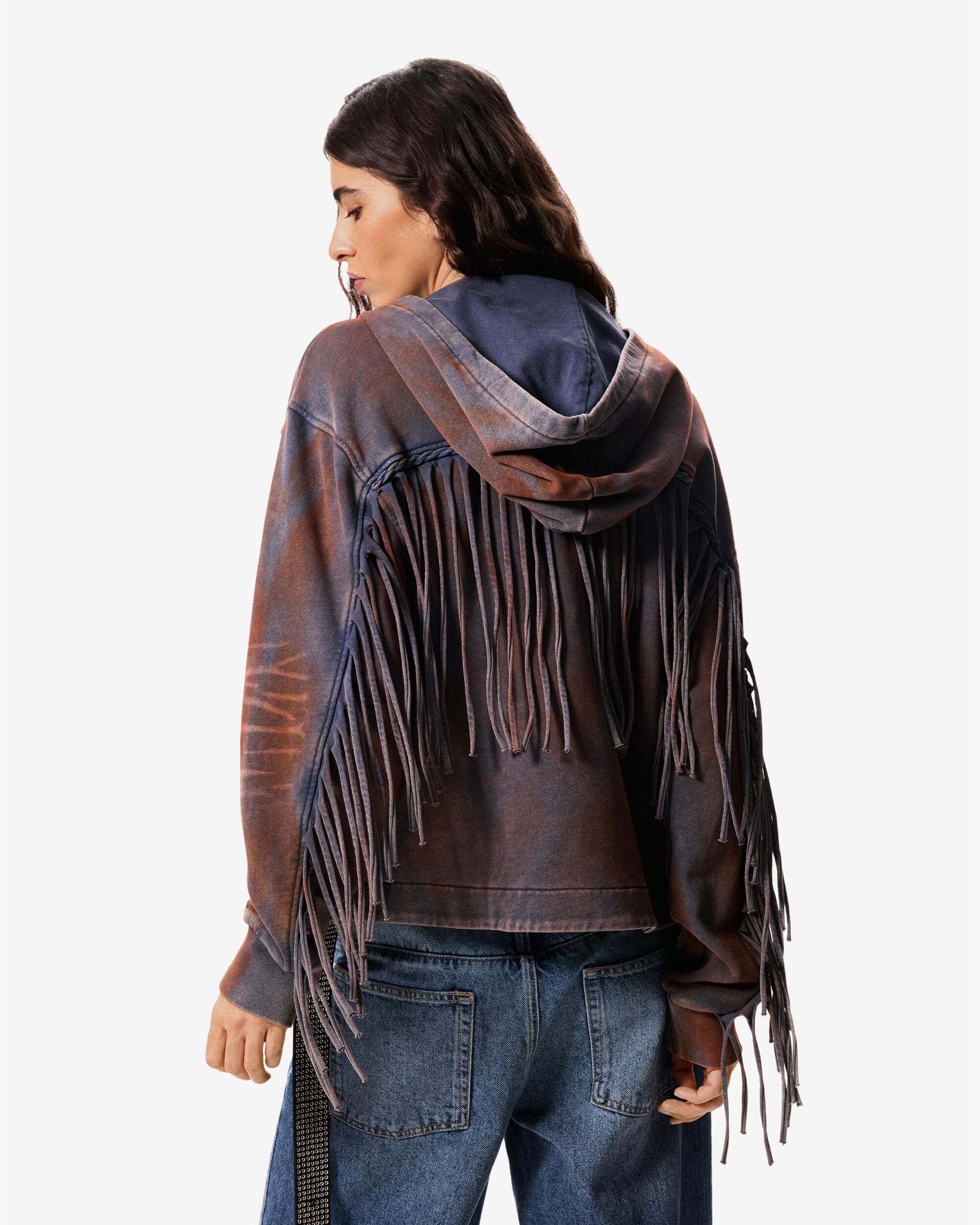 Sudadera de mujer oversize masha popova - Desigual - Azul Azul-3