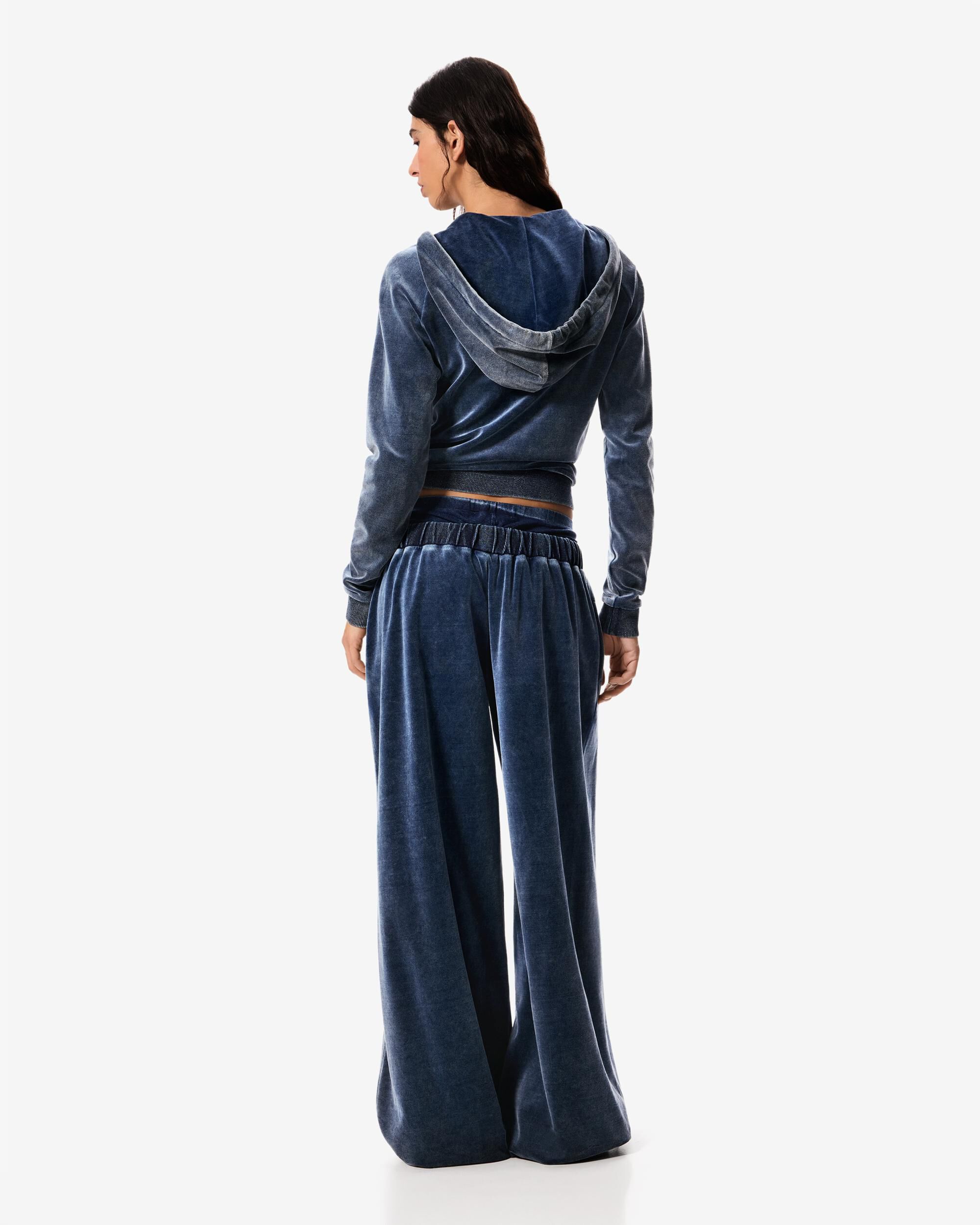 Pantalón Ancho De Mujer Punto Masha Popova - Desigual - Azul índigo Azul índigo-5