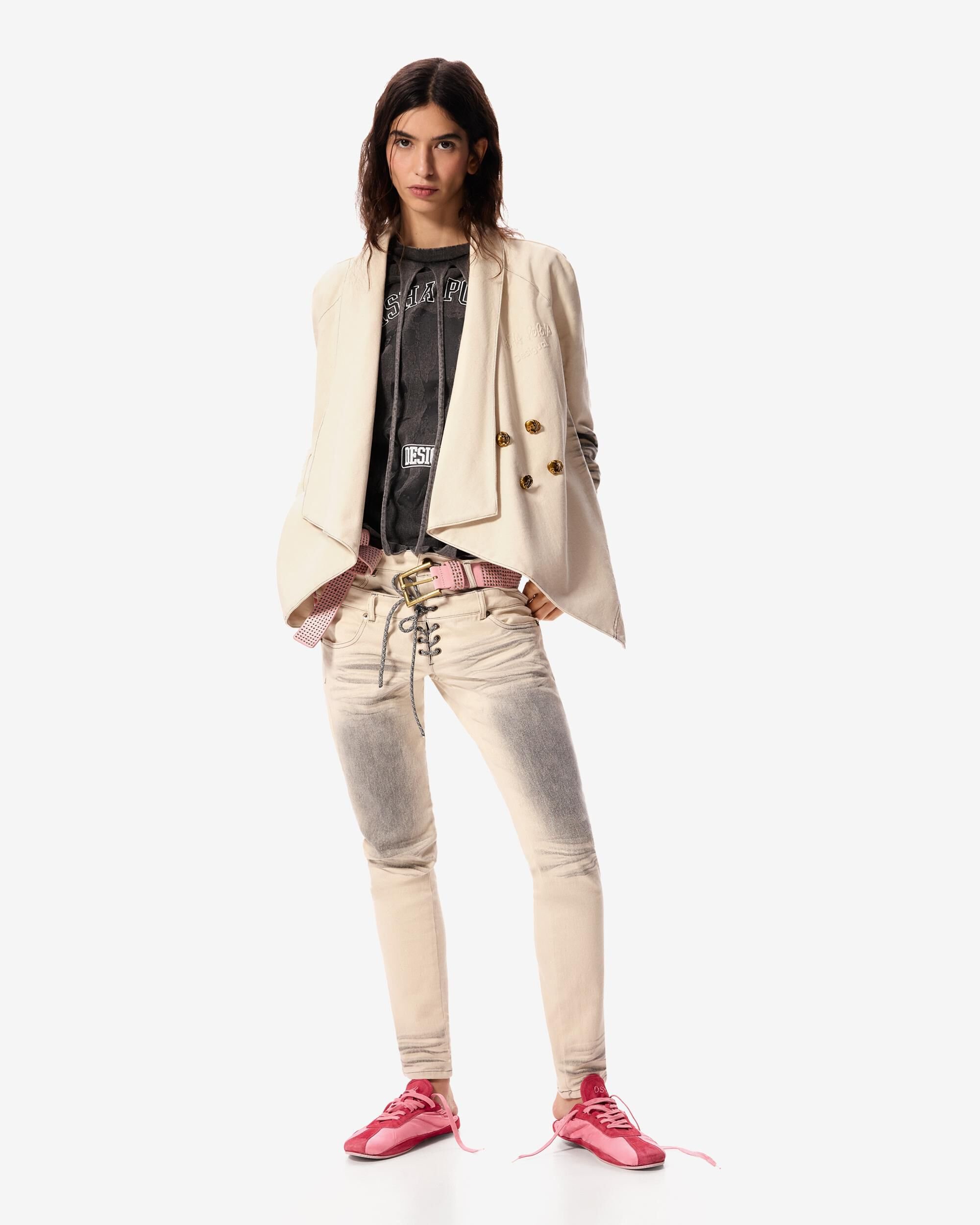 Desigual - Vaqueras De Mujer Asimétricas Masha Popova.