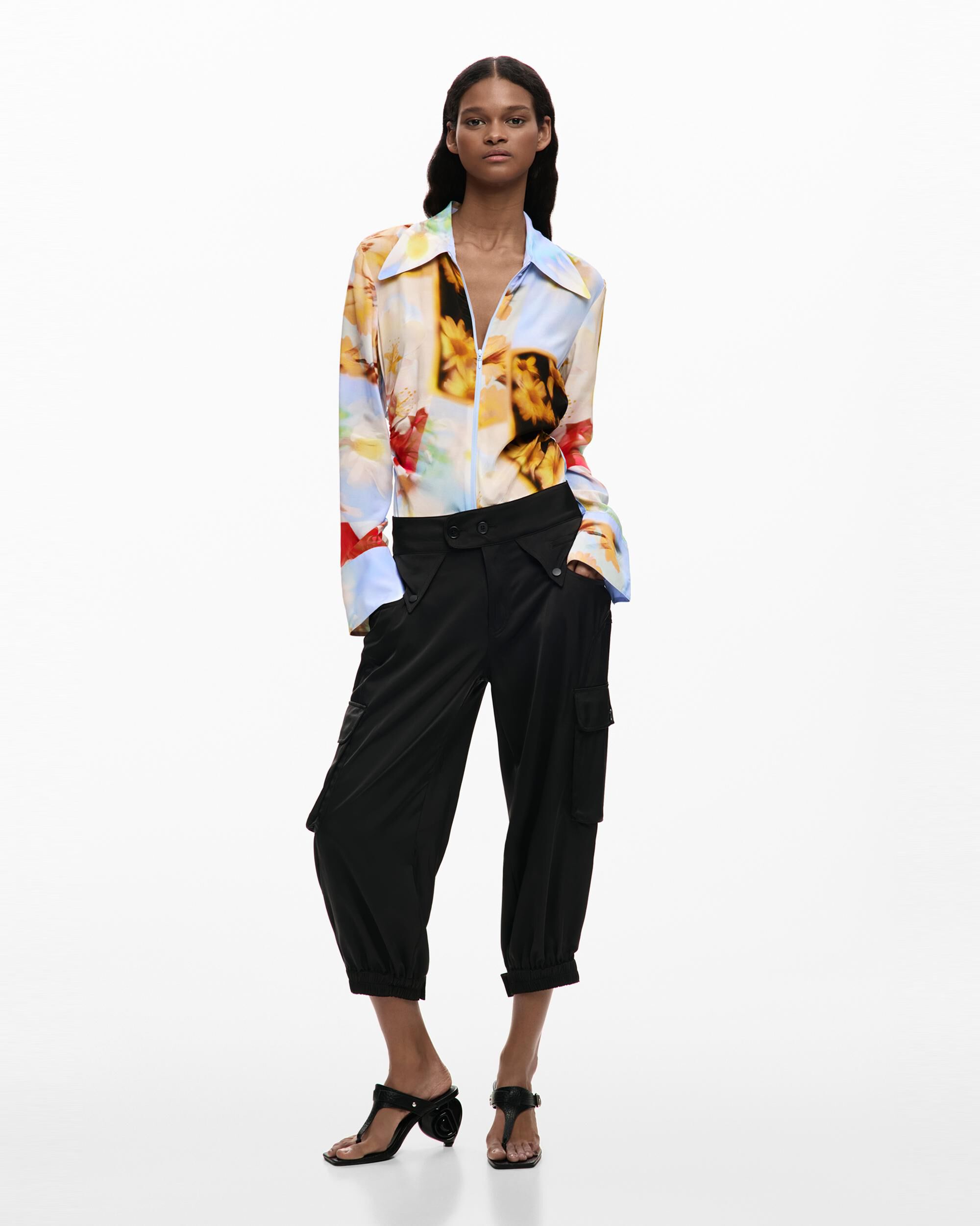 Desigual - Pantalón jogger de mujer cargo.