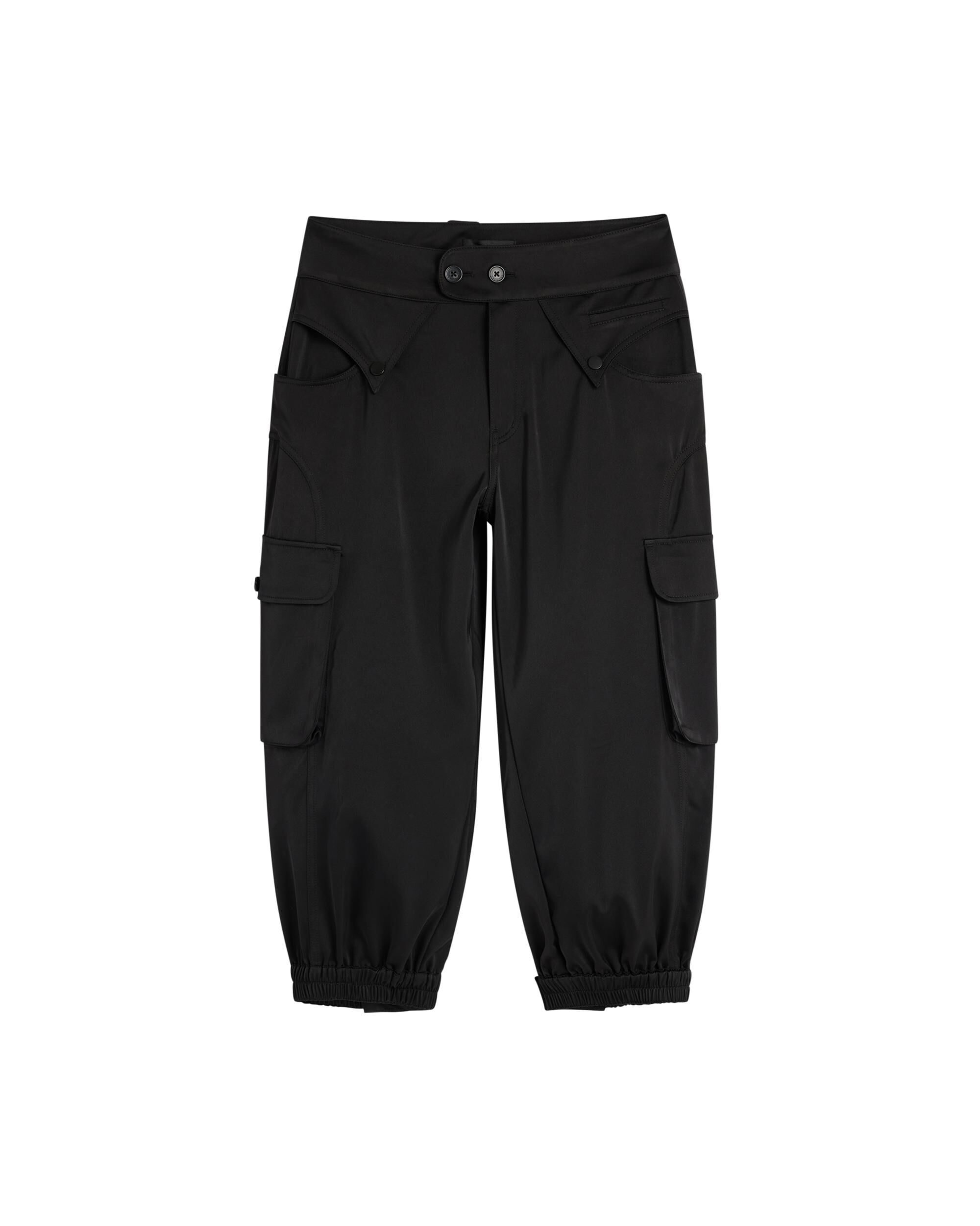 Pantalón capri cargo - Desigual - Negro Negro-6
