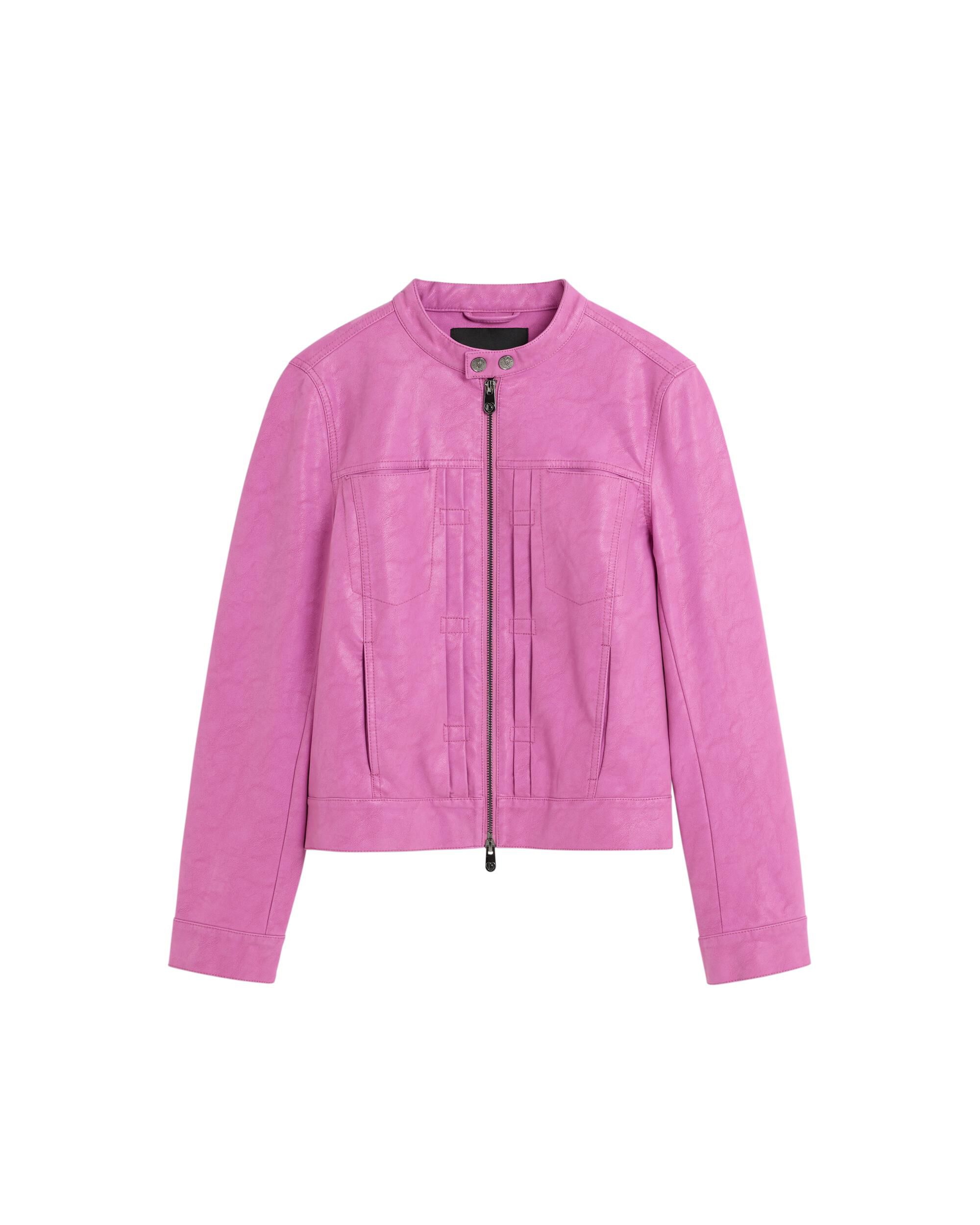 Chaqueta de mujer efecto piel - Desigual - Rojo Rojo-6