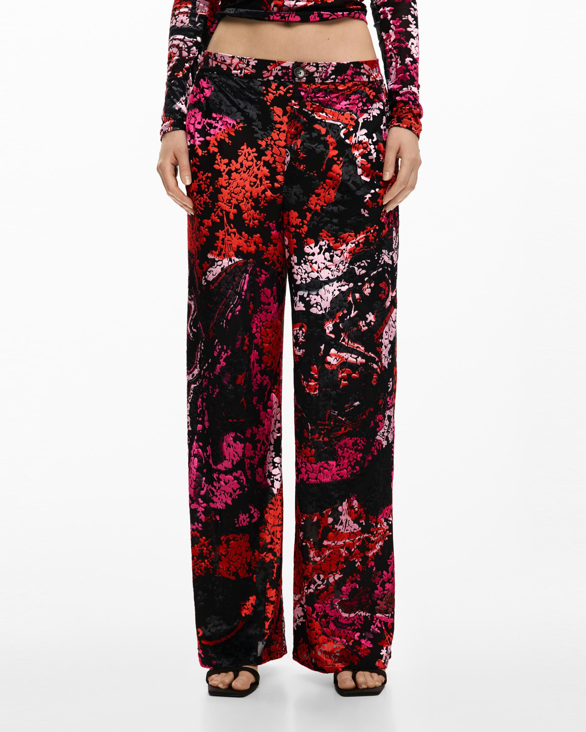 Pantalón de mujer diseñado por mr christian lacroix - Desigual - Negro Negro-2