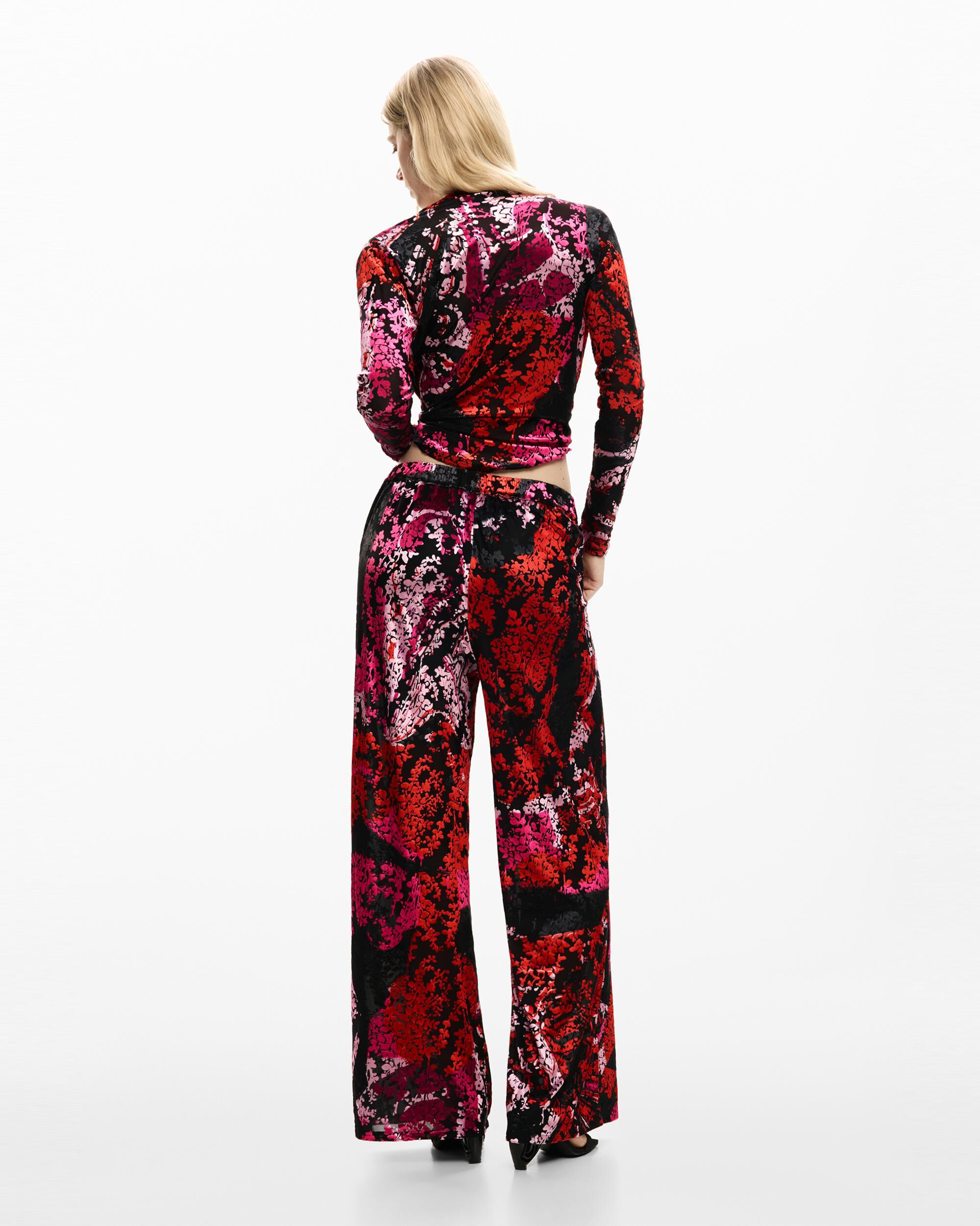 Pantalón de mujer diseñado por mr christian lacroix - Desigual - Negro Negro-3