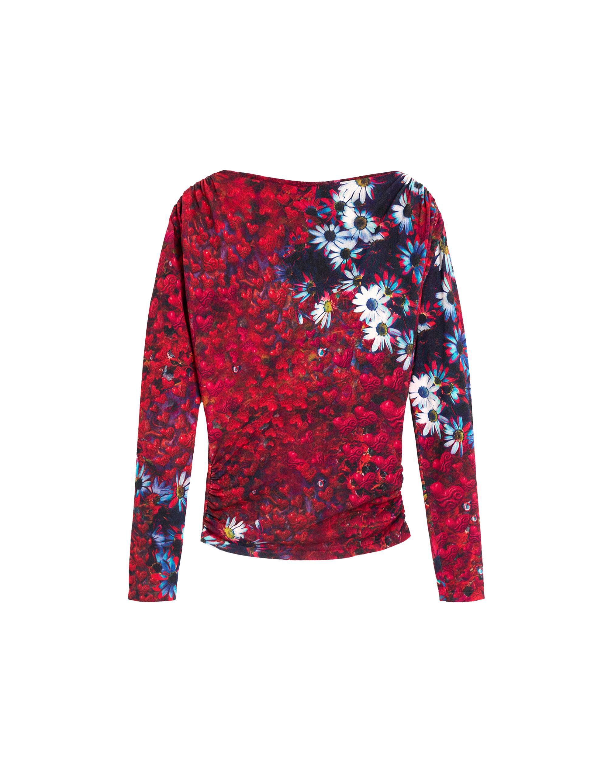 JERSEY FINO MARGARITAS - Desigual - Rojo Rojo-5