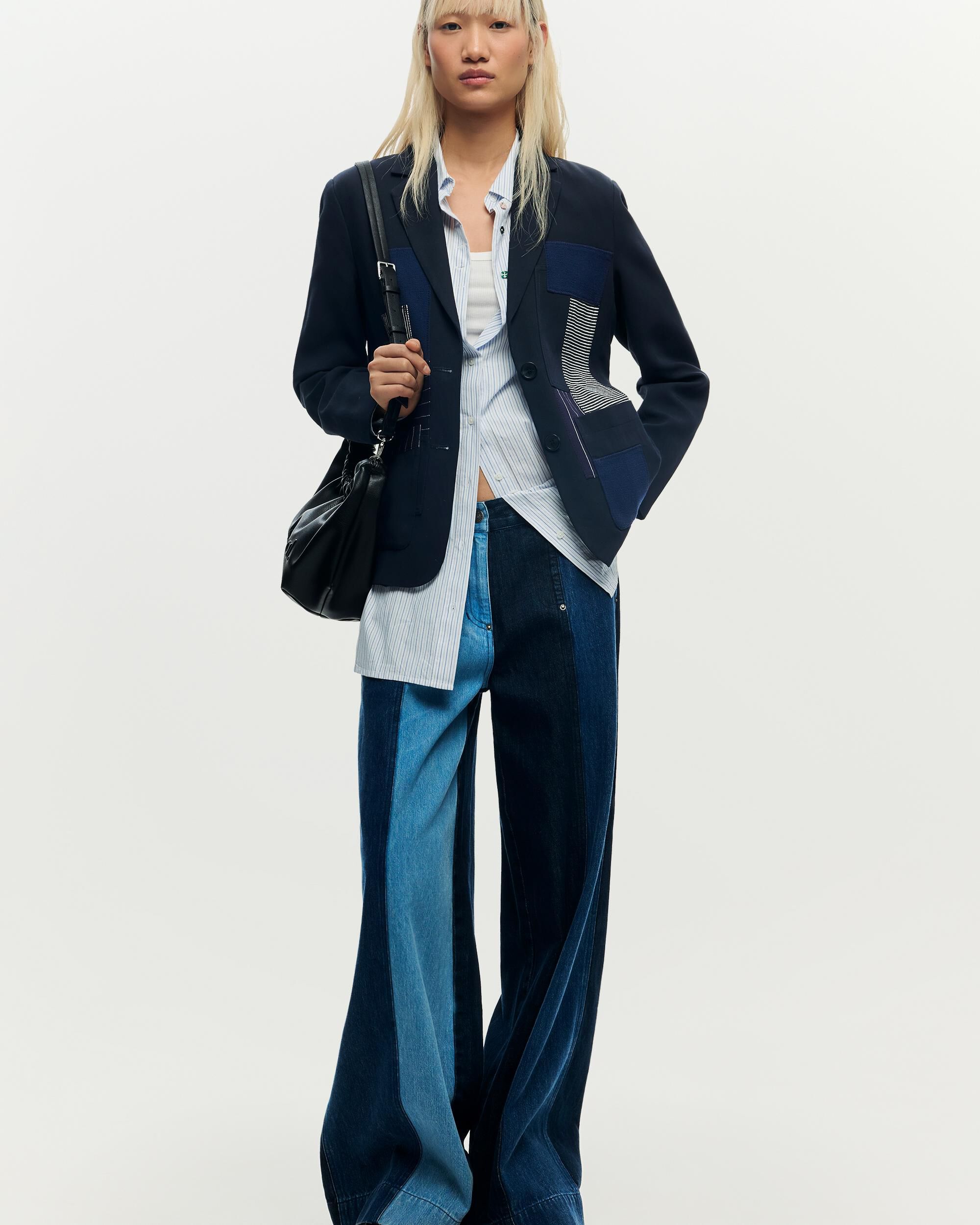 Desigual - Blazer de mujer patchwork.