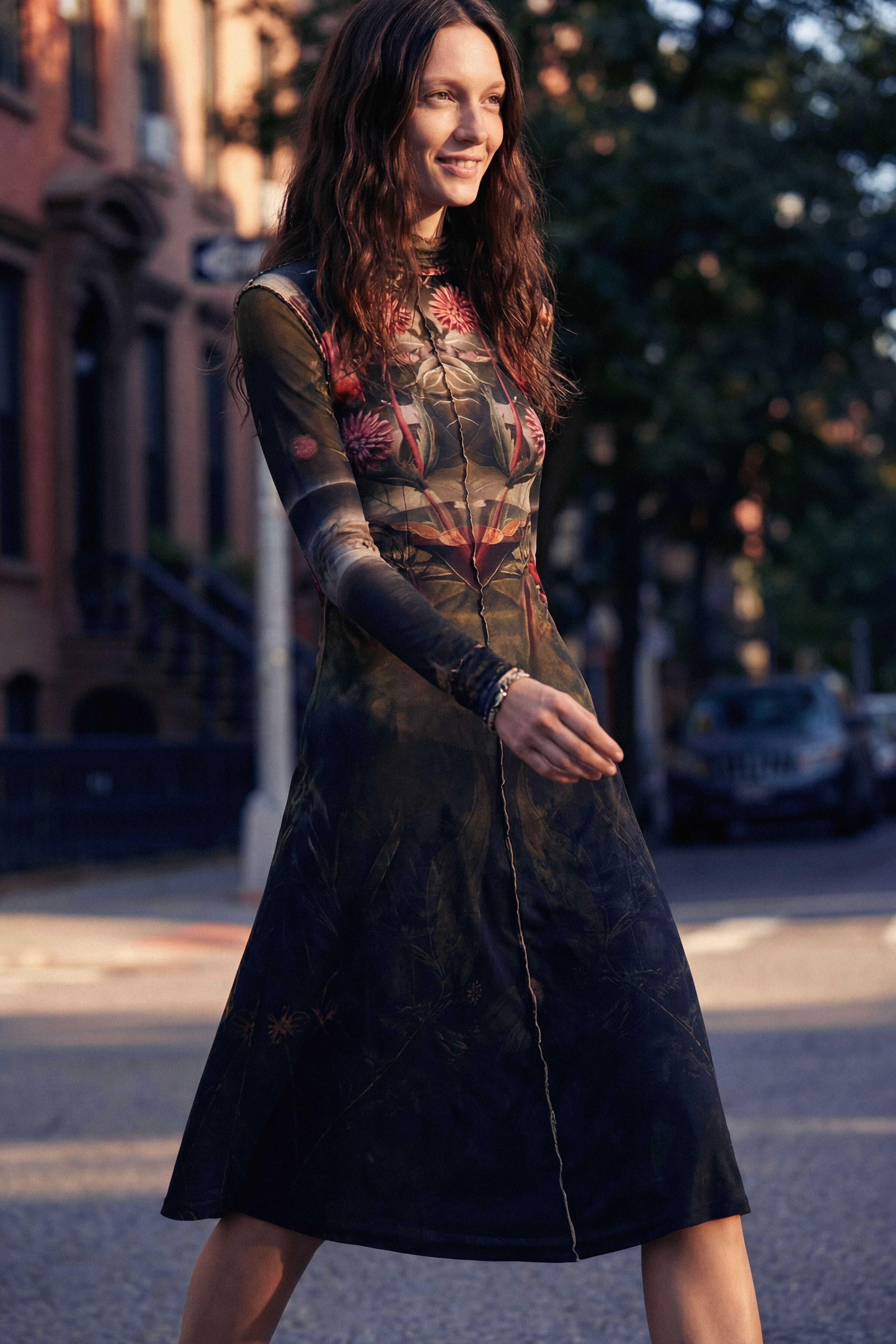 Vestido espejo paisaje - Desigual - Negro Negro-2