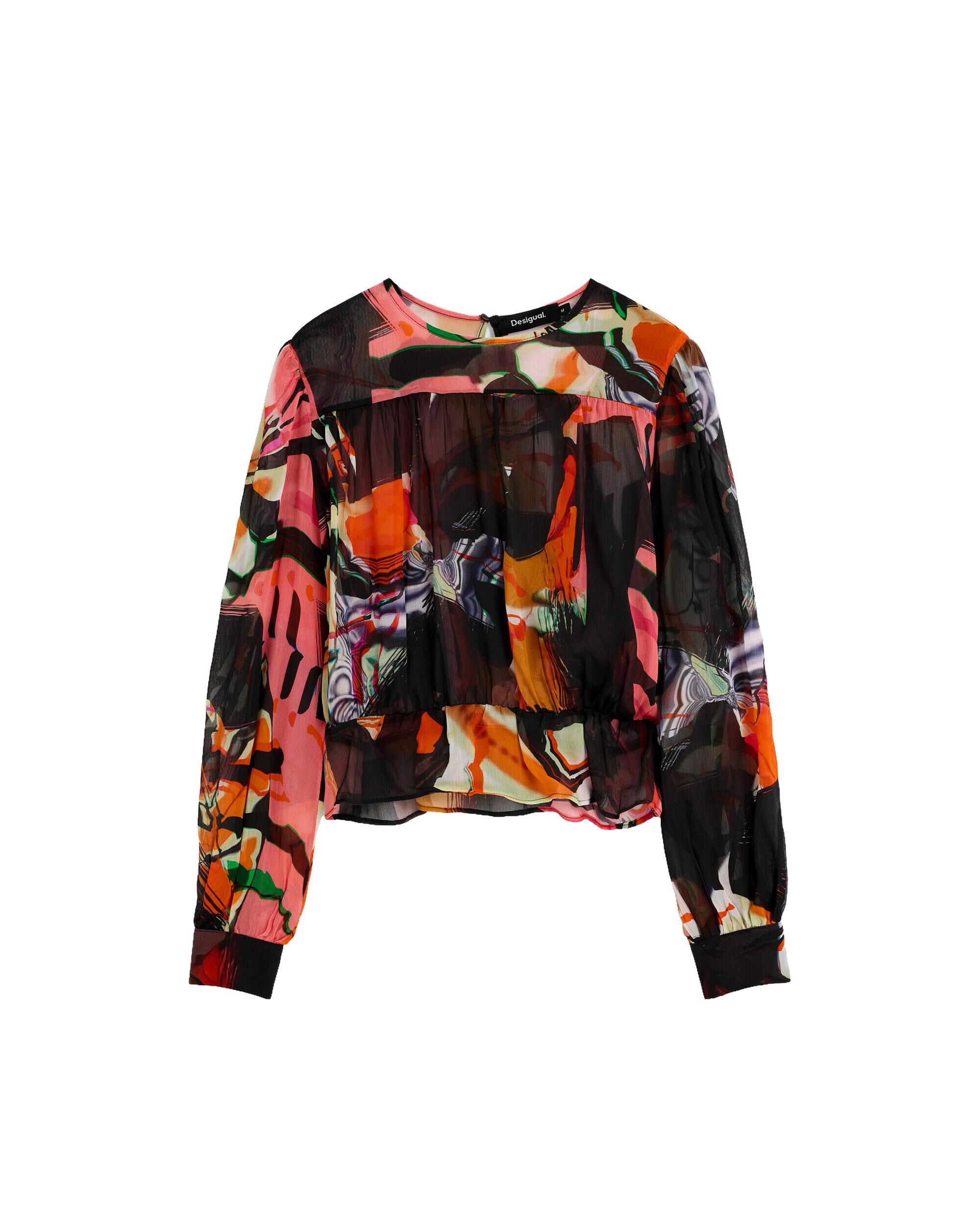 Blusa de mujer estampada m c lacroix - Desigual - Multicolor Multicolor-4
