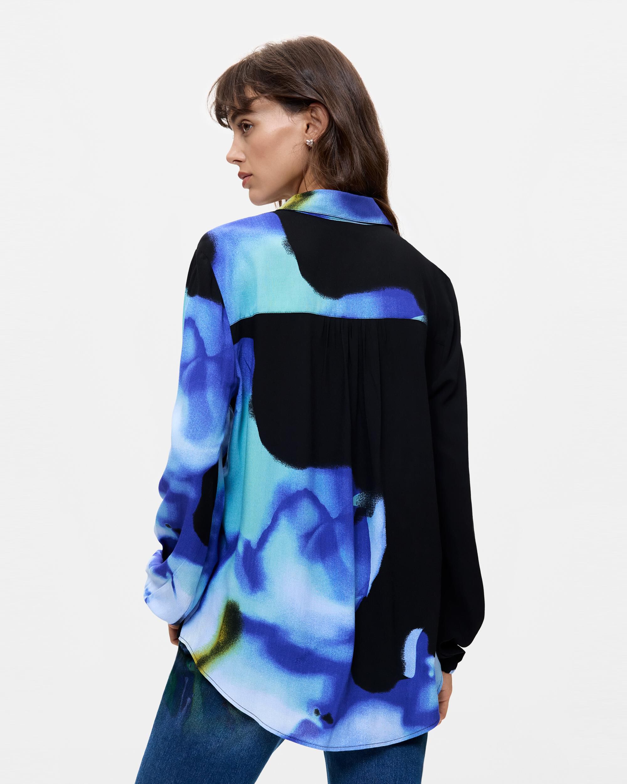 Camisa de mujer estampada lacroix - Desigual - Azul Azul-3