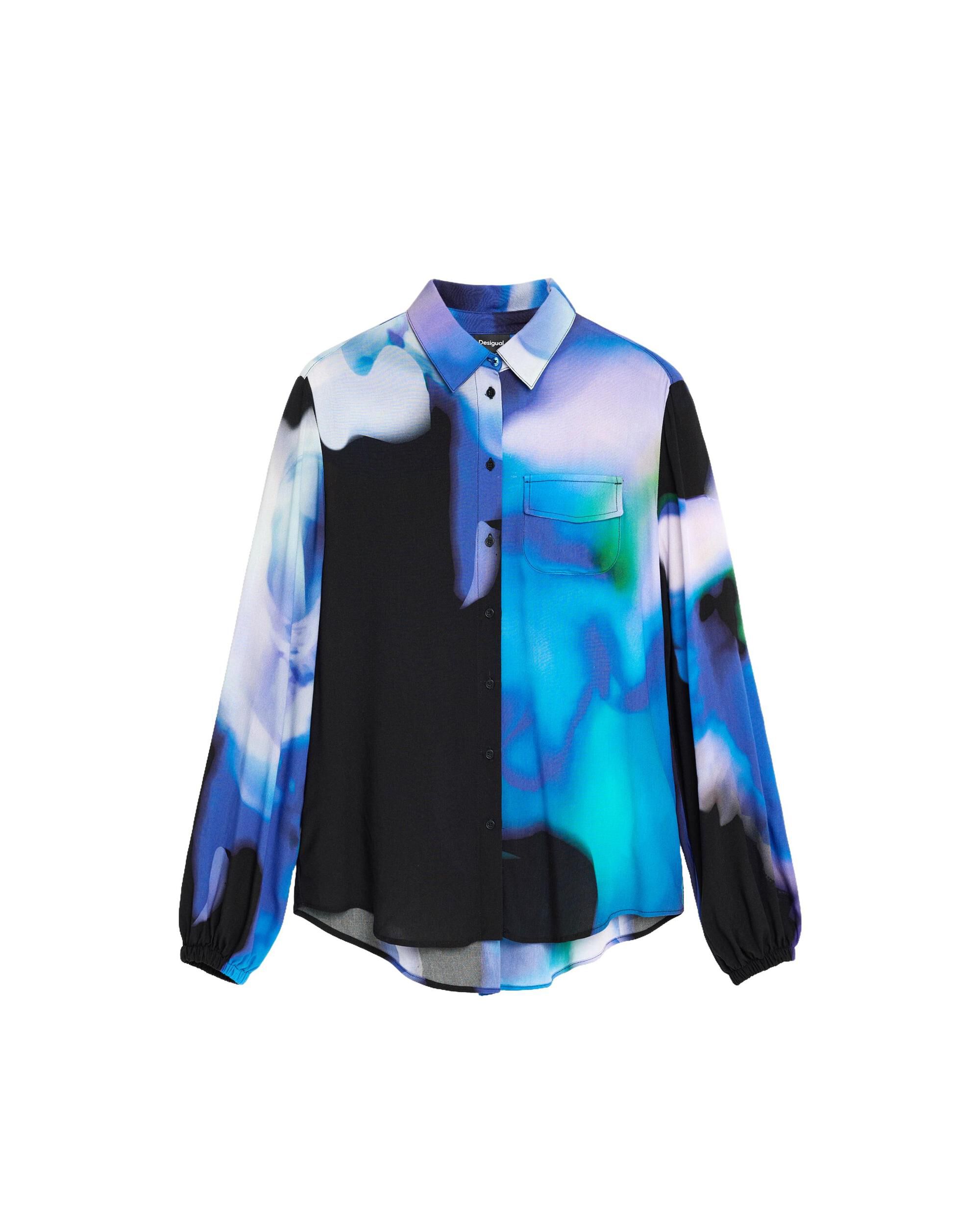 Camisa de mujer estampada lacroix - Desigual - Azul Azul-5