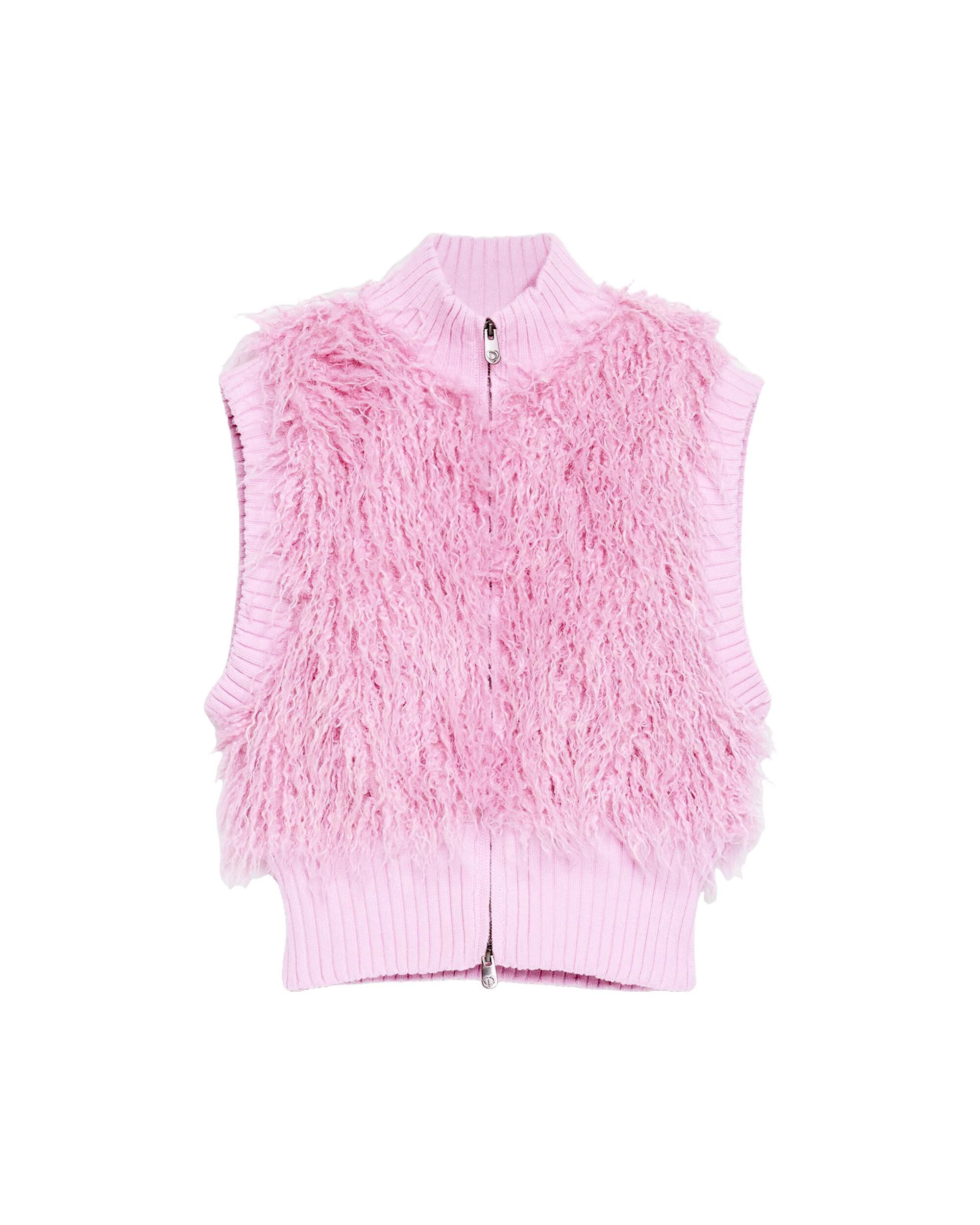 Chaqueta de mujer pelo sintético - Desigual - Rojo Rojo-5