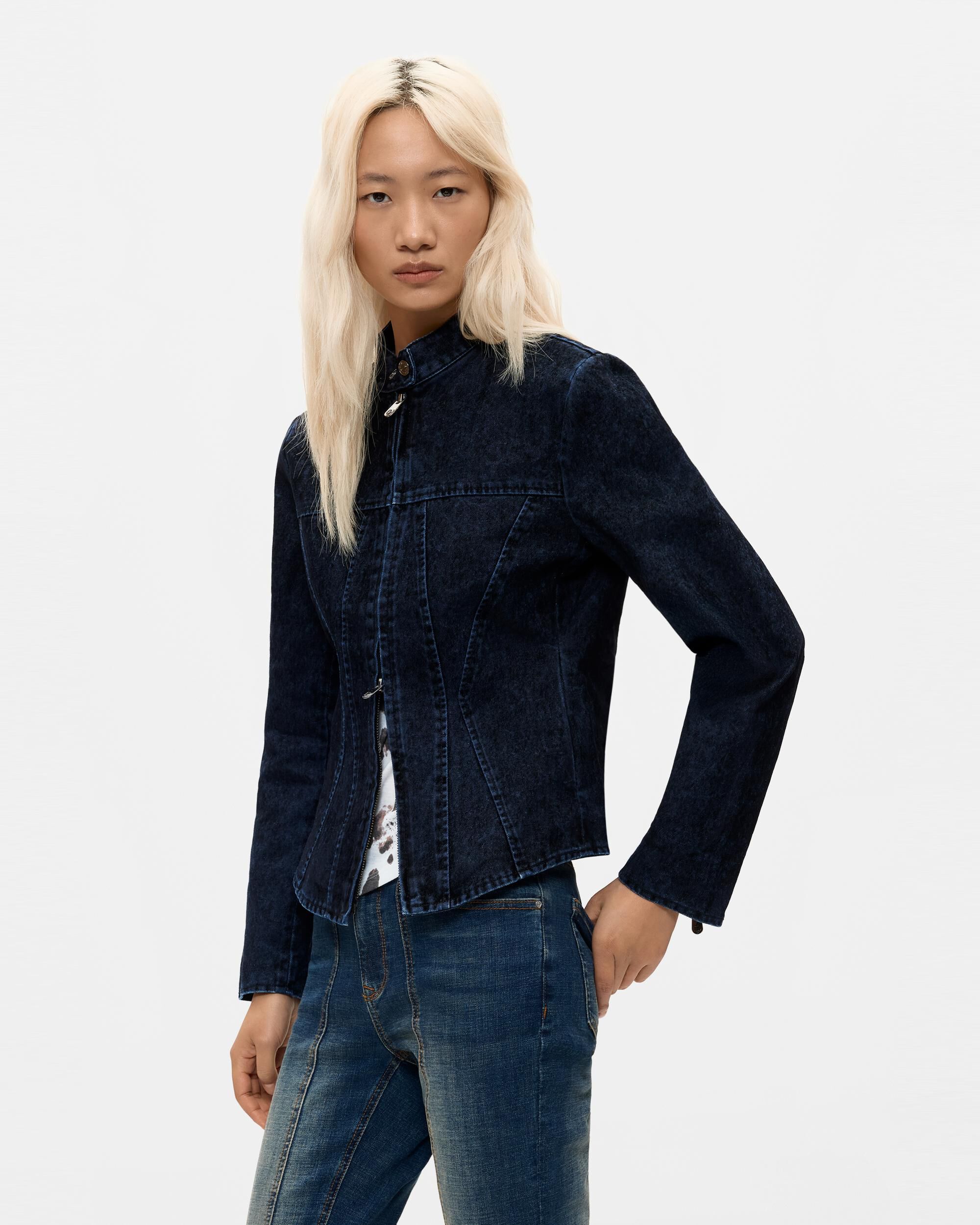 Cazadora de mujer 100% algodón - Desigual - Negro Negro-2