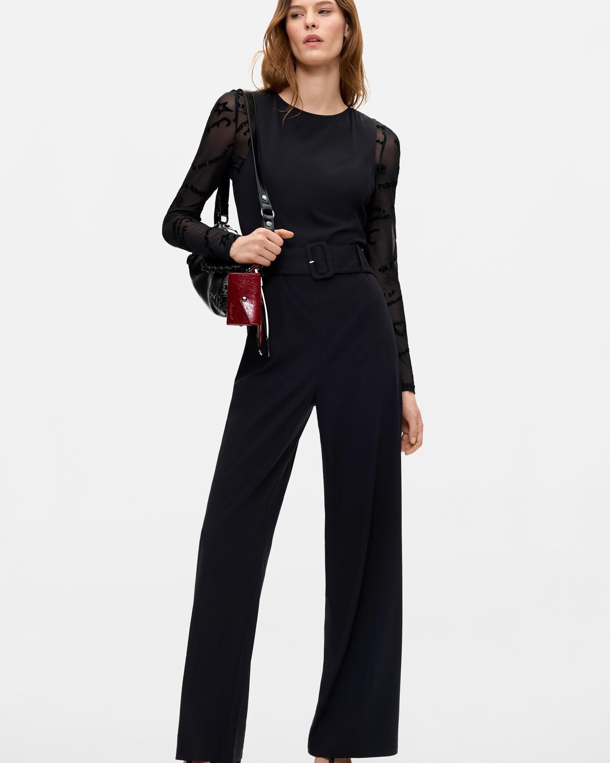 Mono de mujer largo 2 en 1 - Desigual - Negro Negro-1
