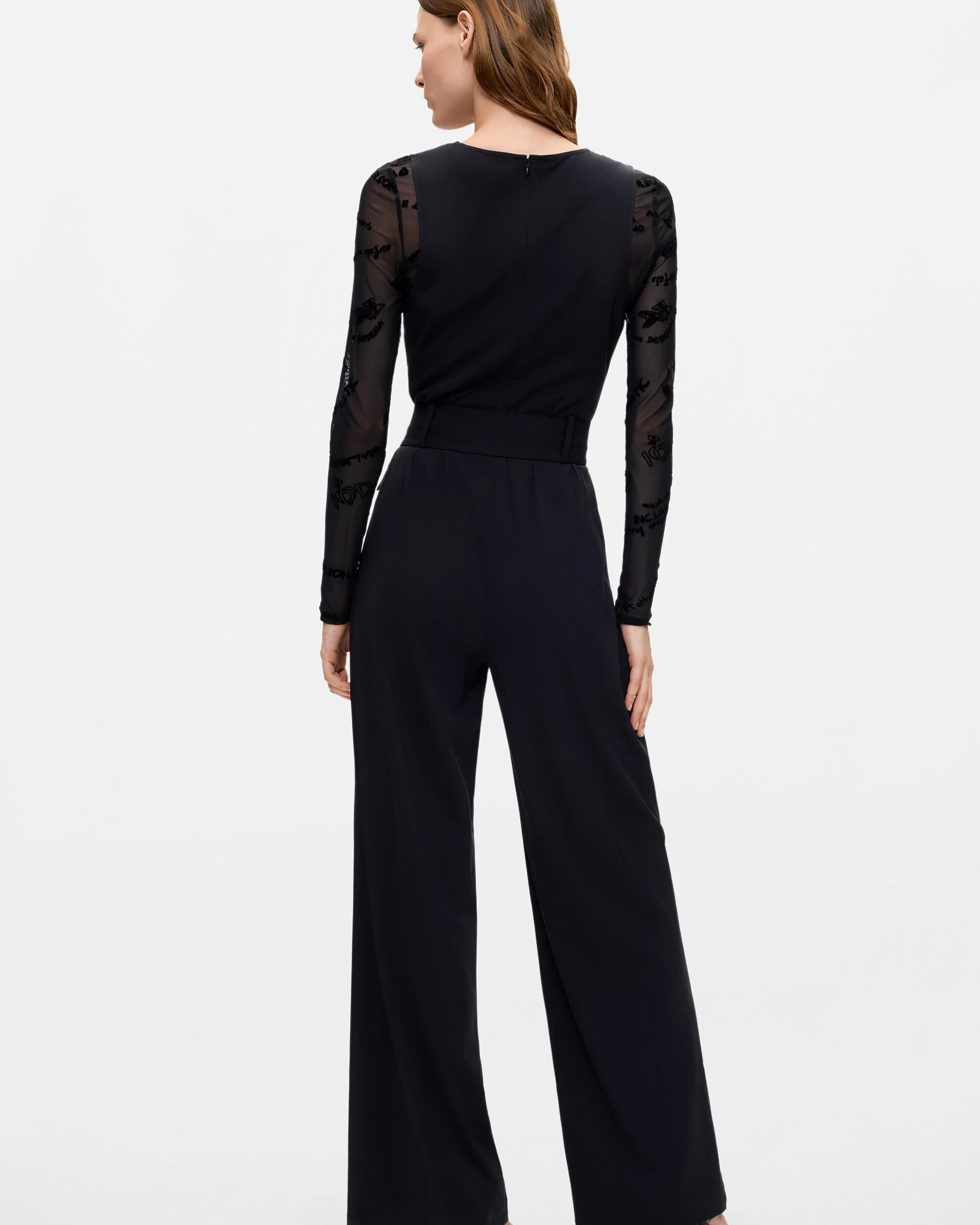 Mono de mujer largo 2 en 1 - Desigual - Negro Negro-3