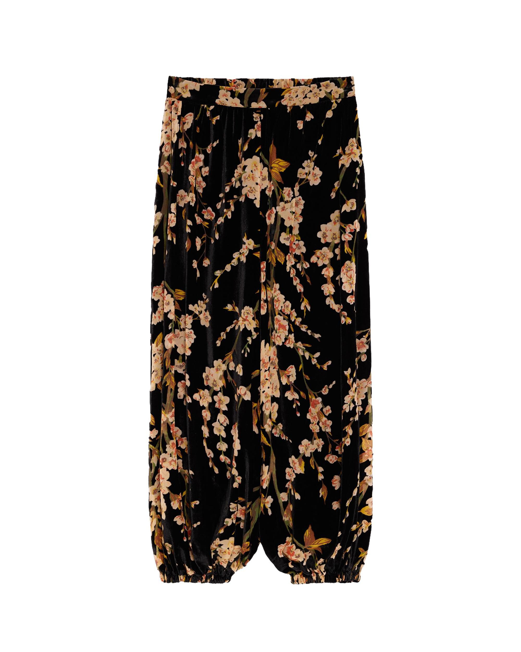 Pantalón de mujer estampado largo - Desigual - Negro Negro-5