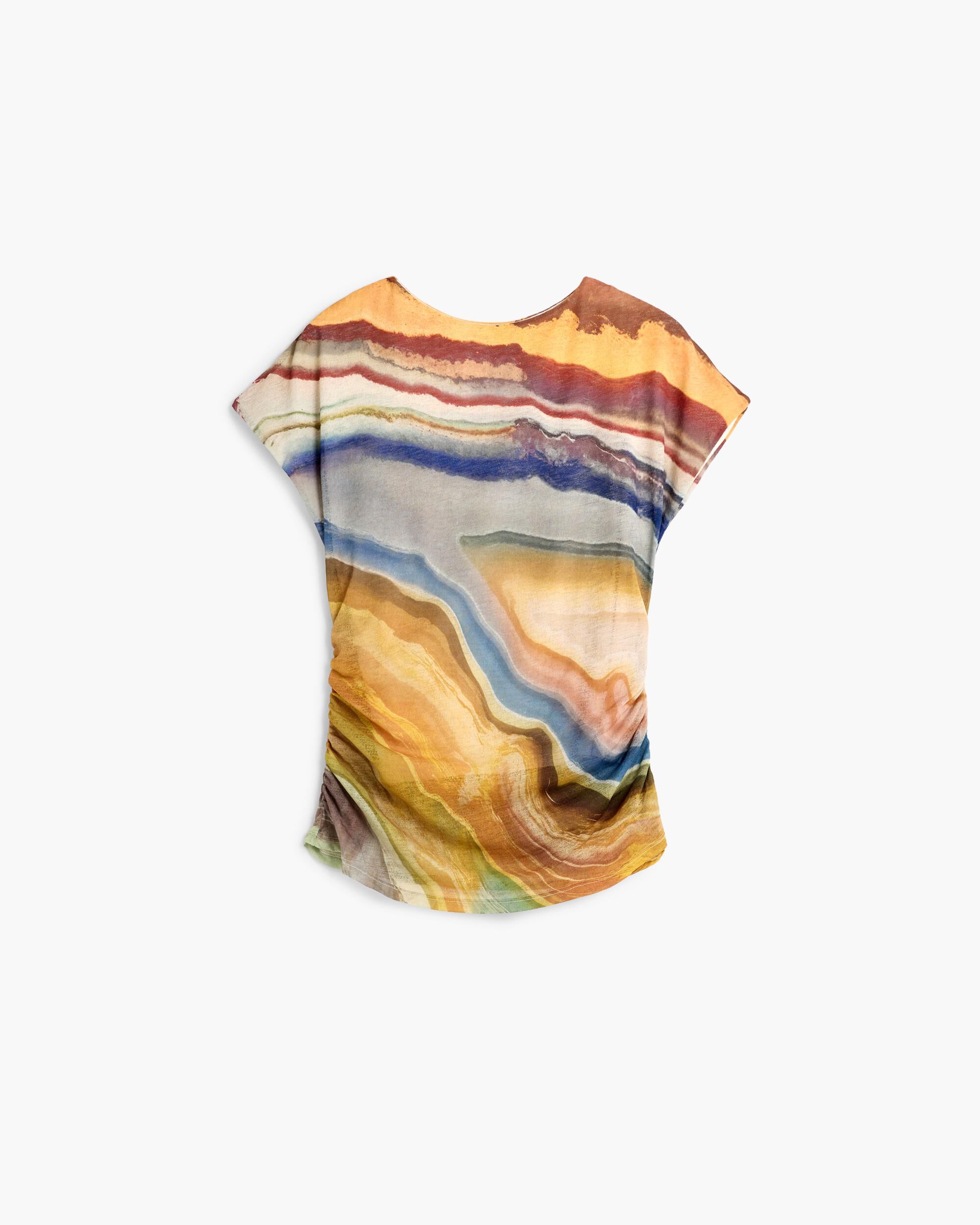 Camiseta de mujer estampada - Desigual - Multicolor Multicolor-4