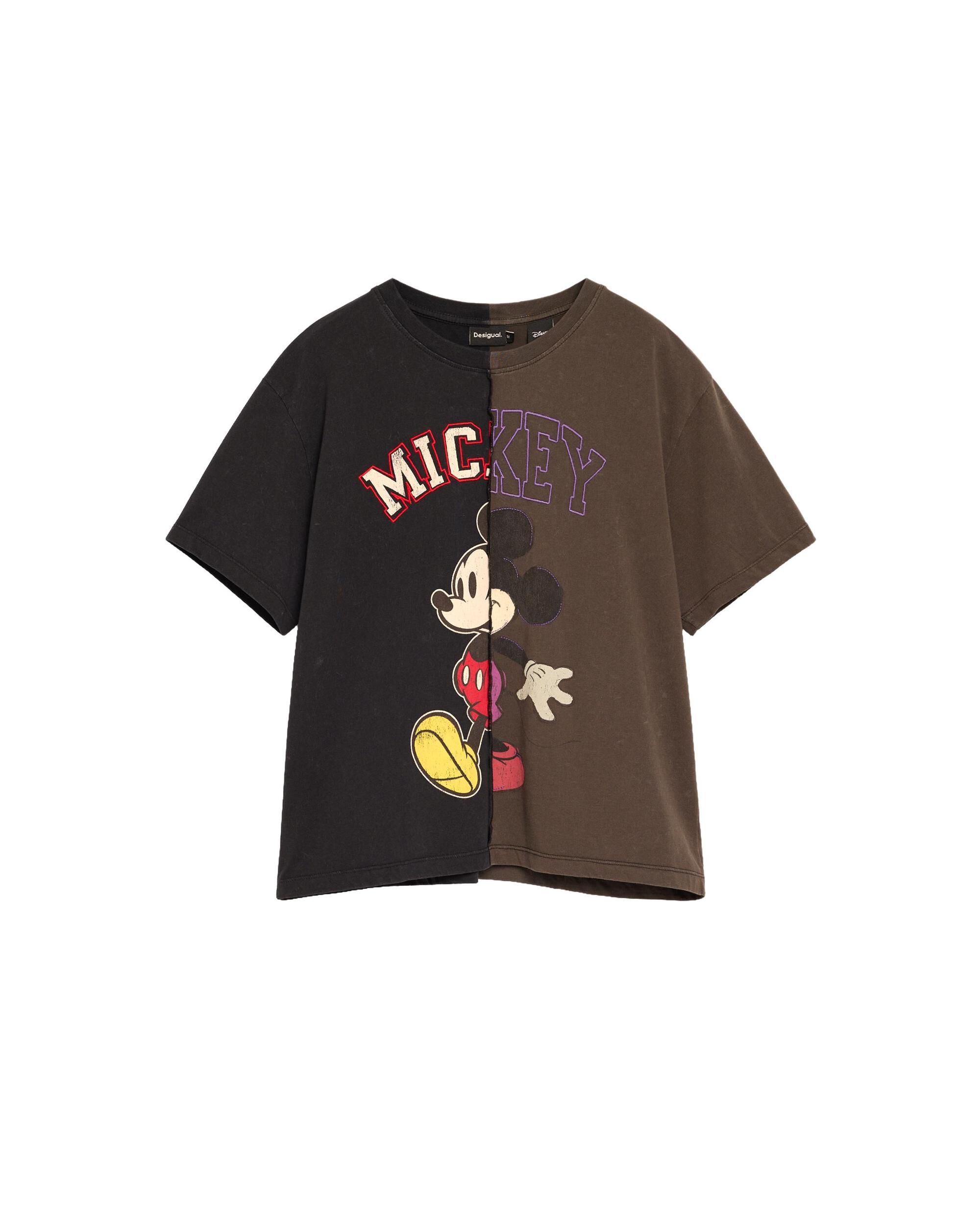 Camiseta de mujer mickey™ - Desigual - Gris Gris-4
