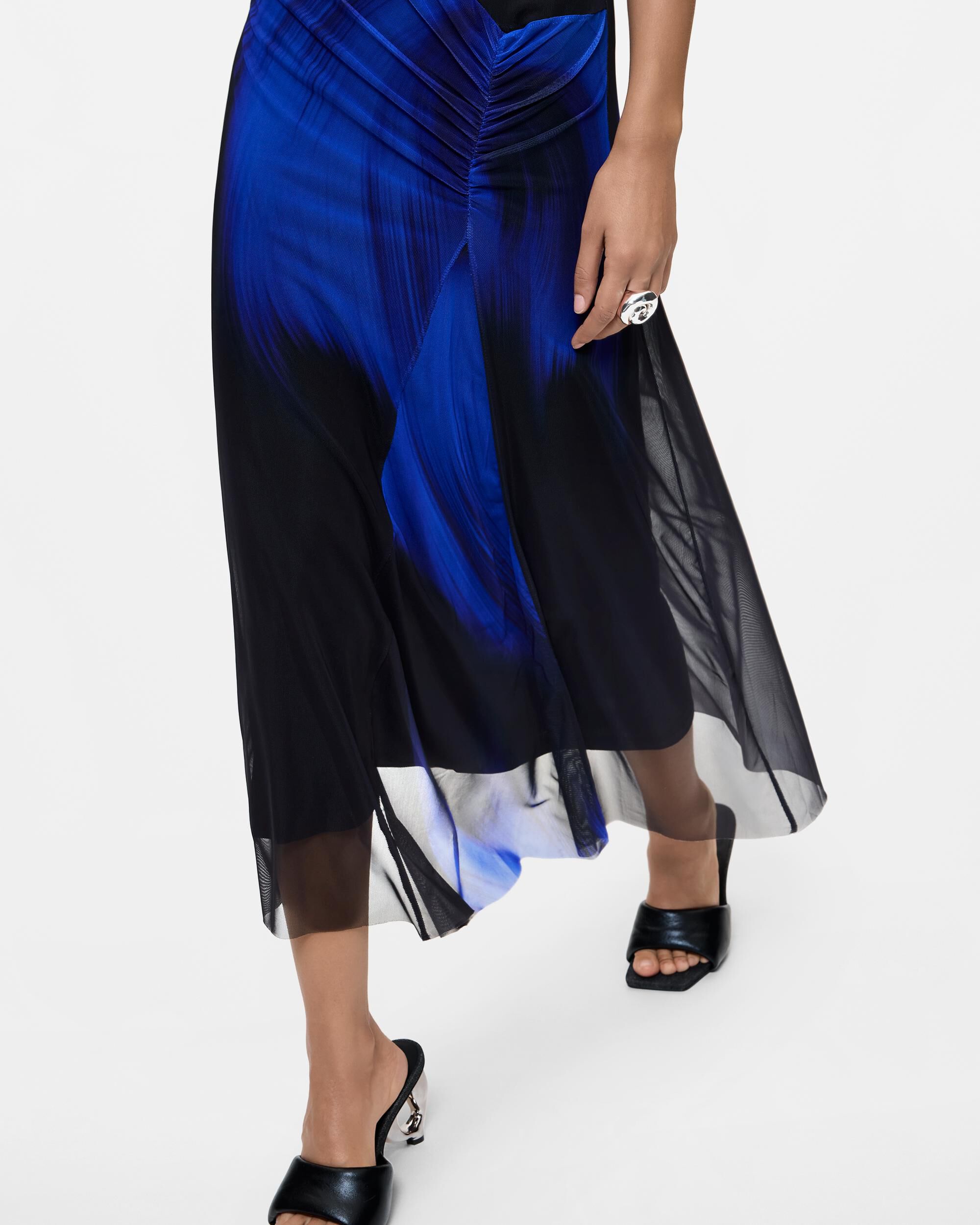 Vestido sin mangas midi - Desigual - Azul Azul-4