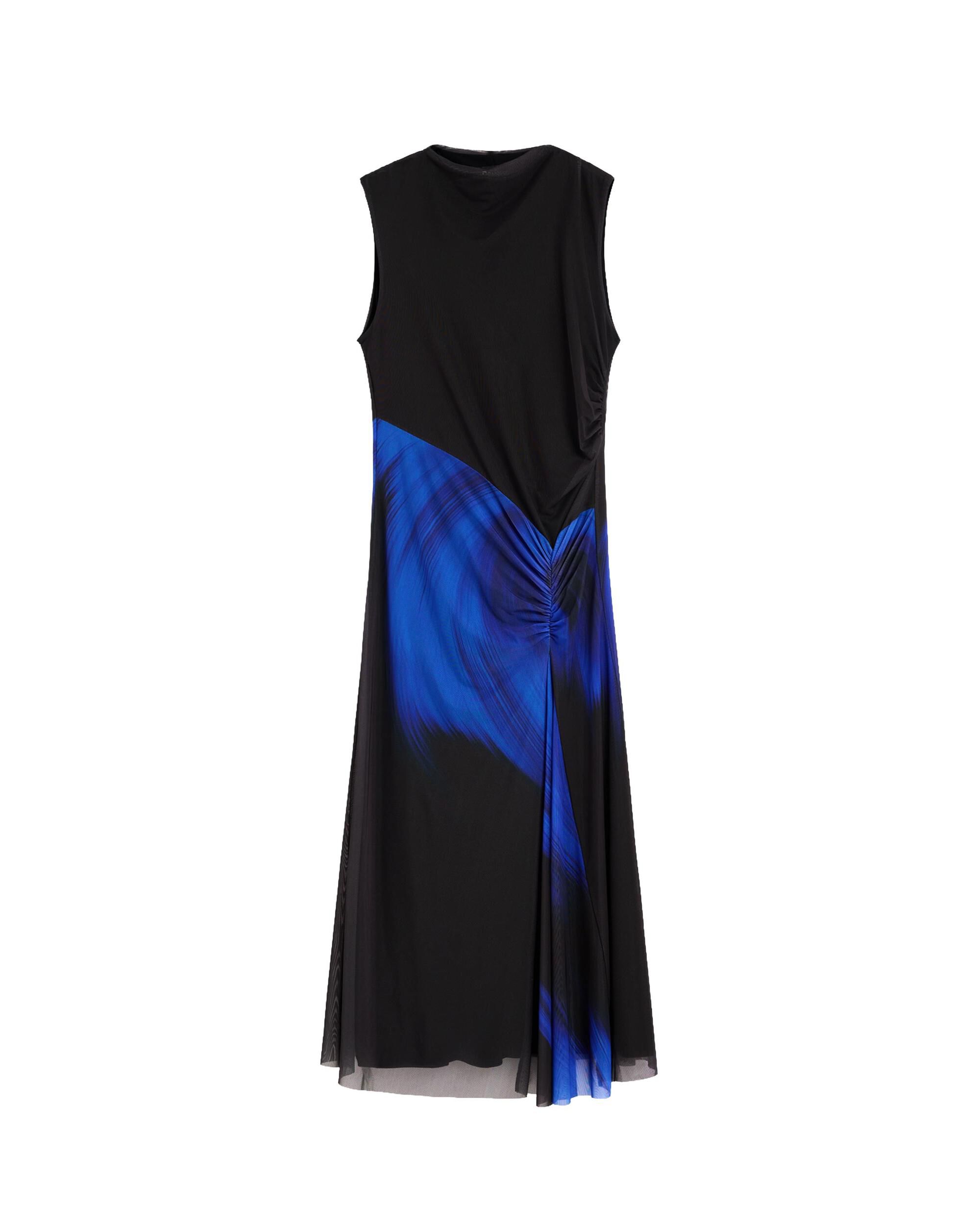 Vestido sin mangas midi - Desigual - Azul Azul-5