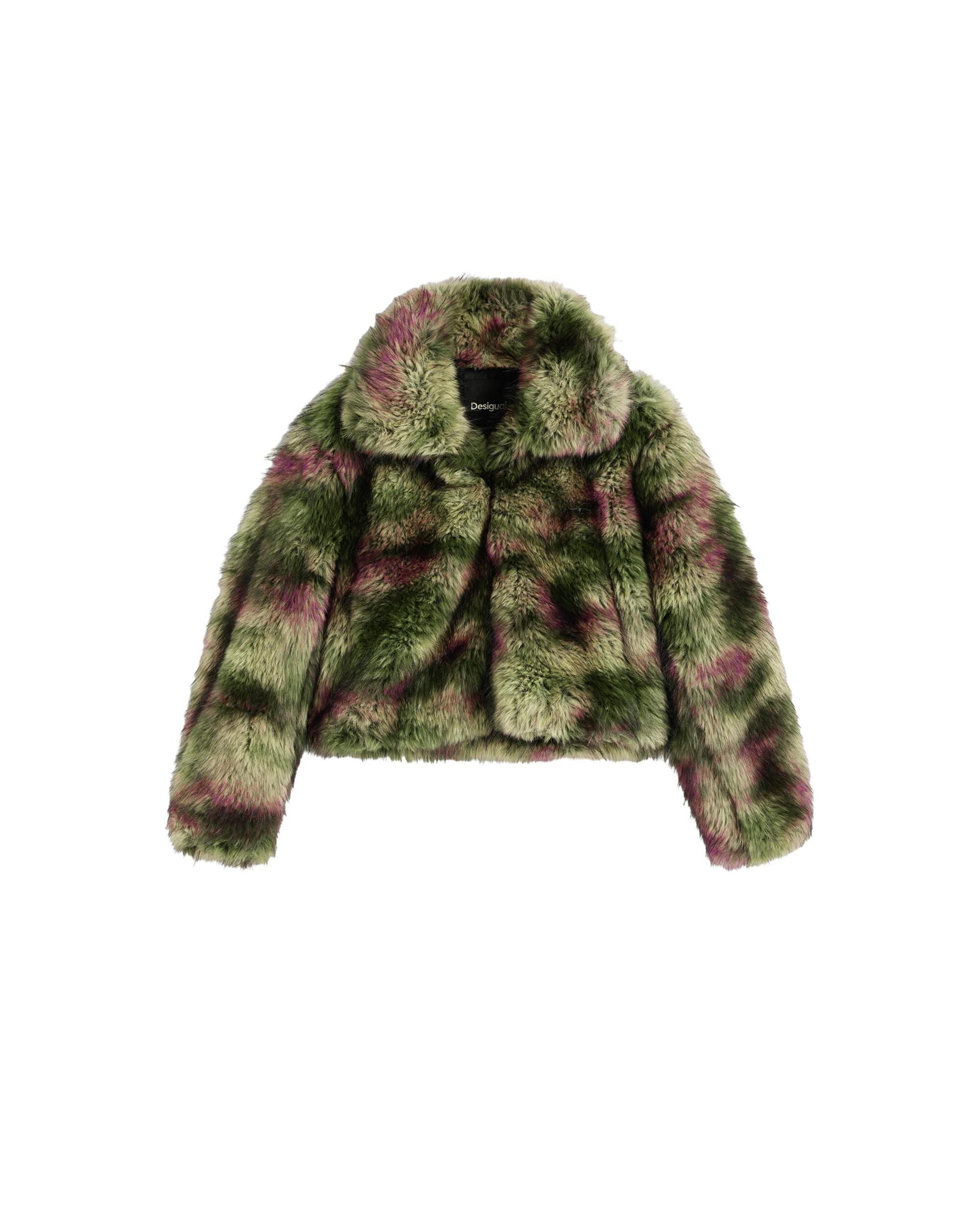 Abrigo de mujer pelo sintético lacroix - Desigual - Verde Verde-4