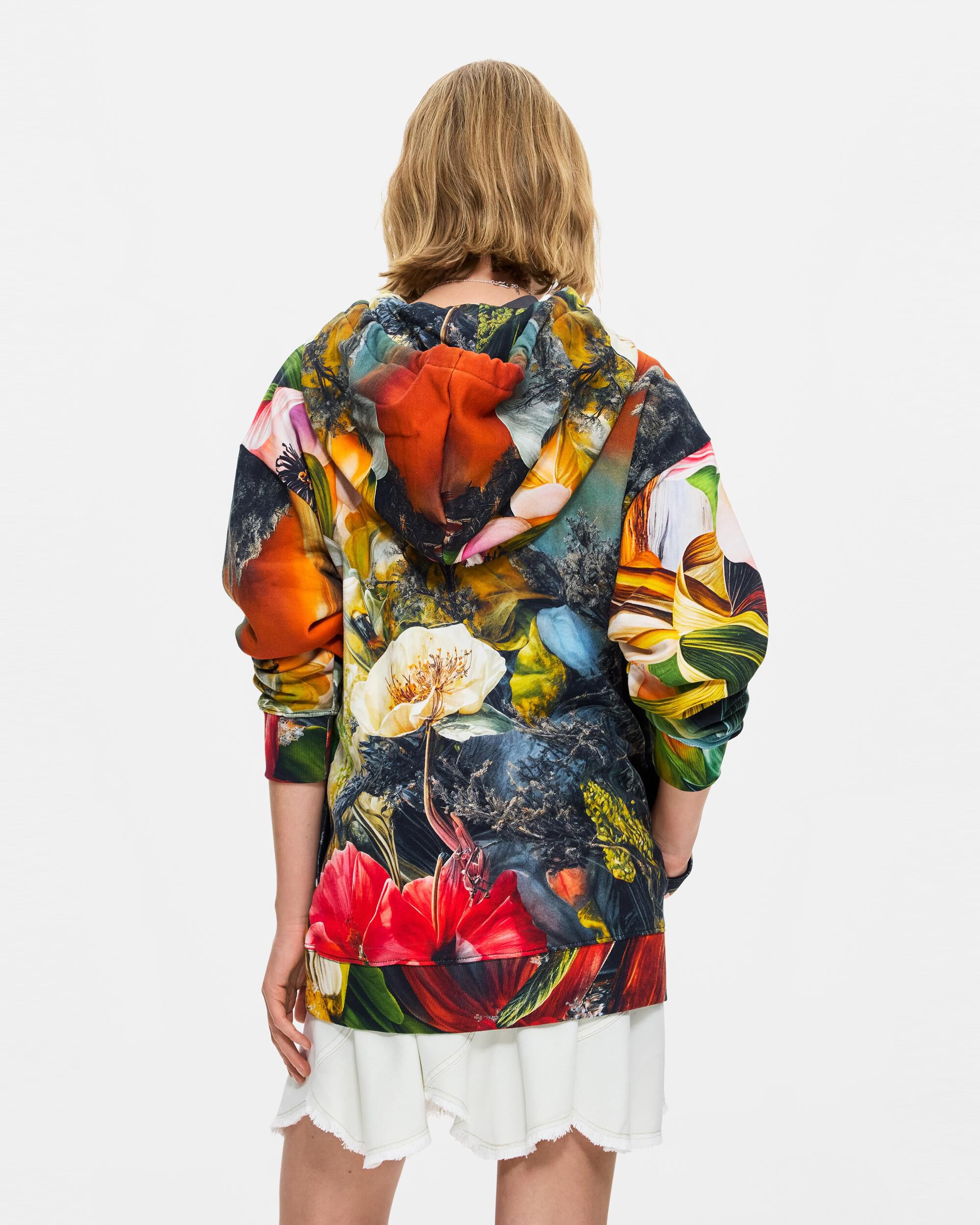 Sudadera de mujer estampada 100% algodón - Desigual - Multicolor Multicolor-3