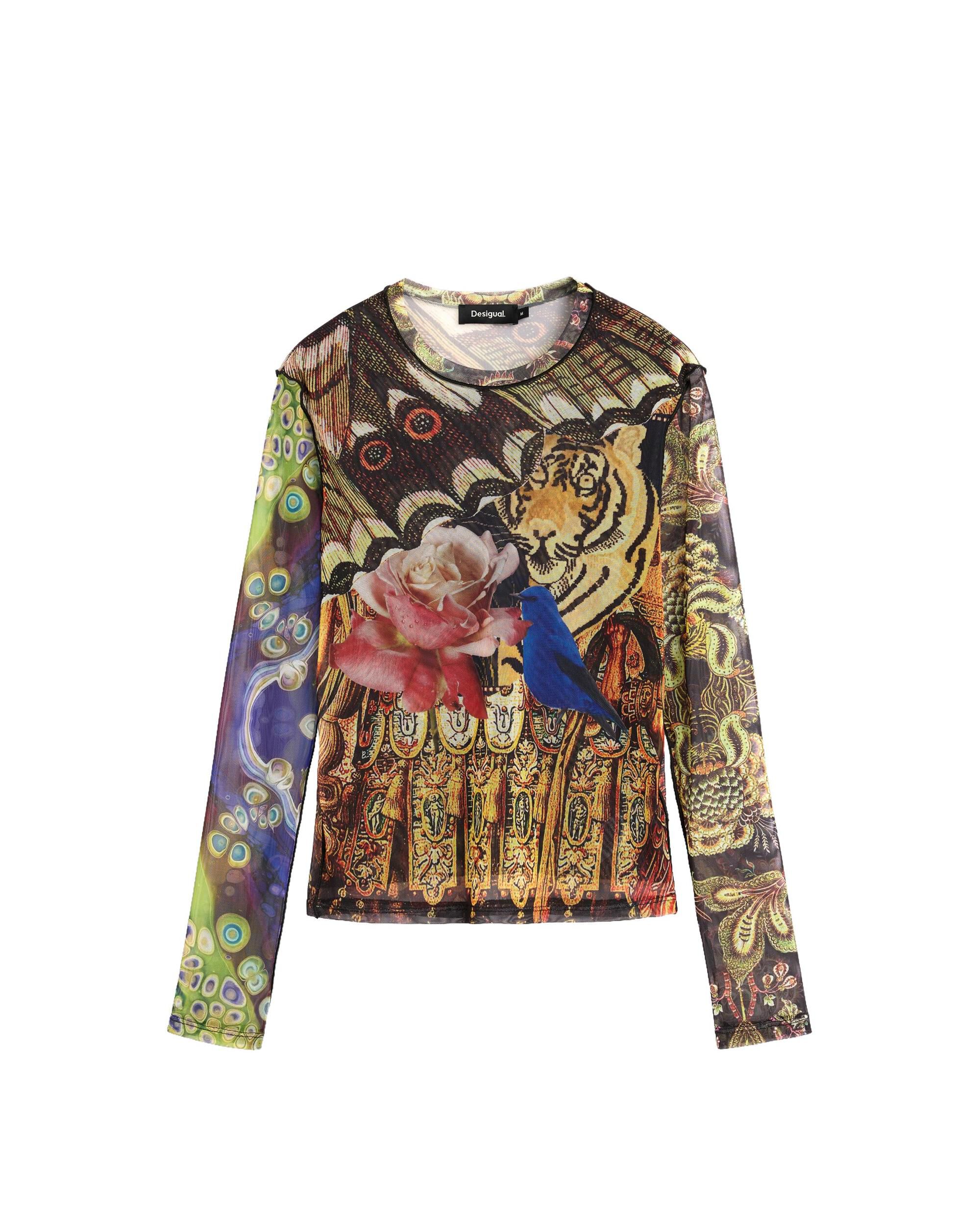 Camiseta de mujer estampada m c lacroix - Desigual - Multicolor Multicolor-4