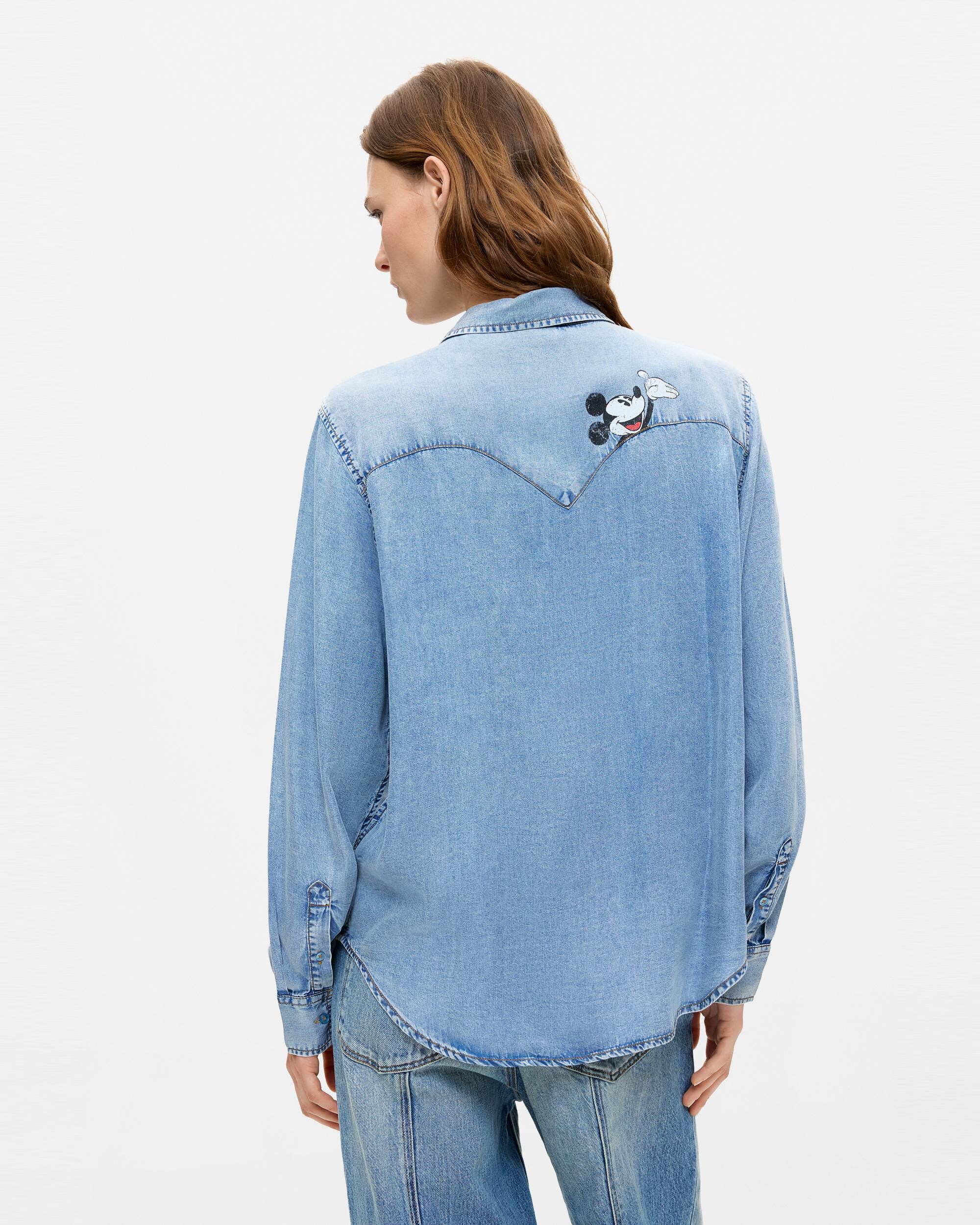 Camisa de mujer mickey disney™ - Desigual - Azul Azul-3