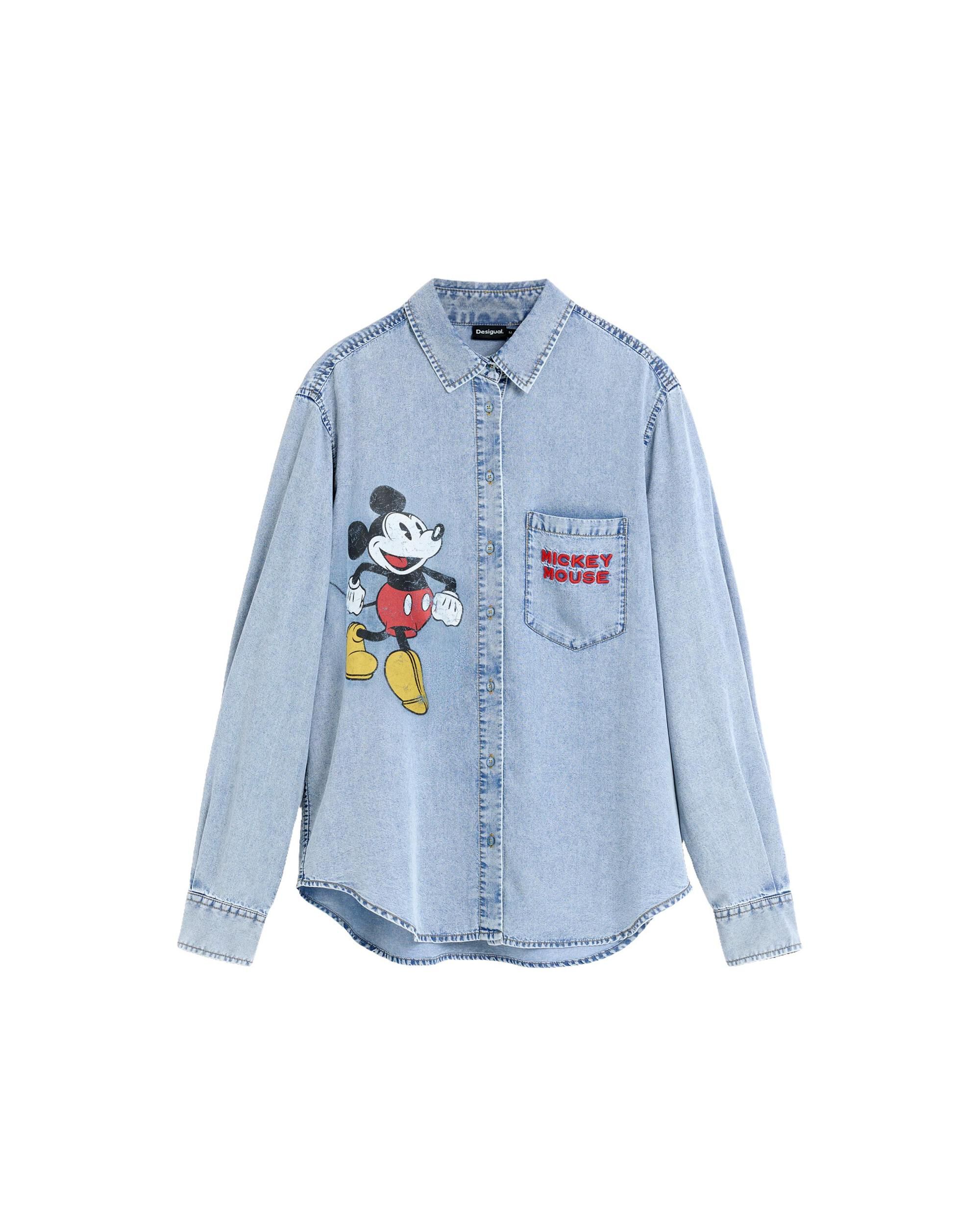 Camisa de mujer mickey disney™ - Desigual - Azul Azul-4