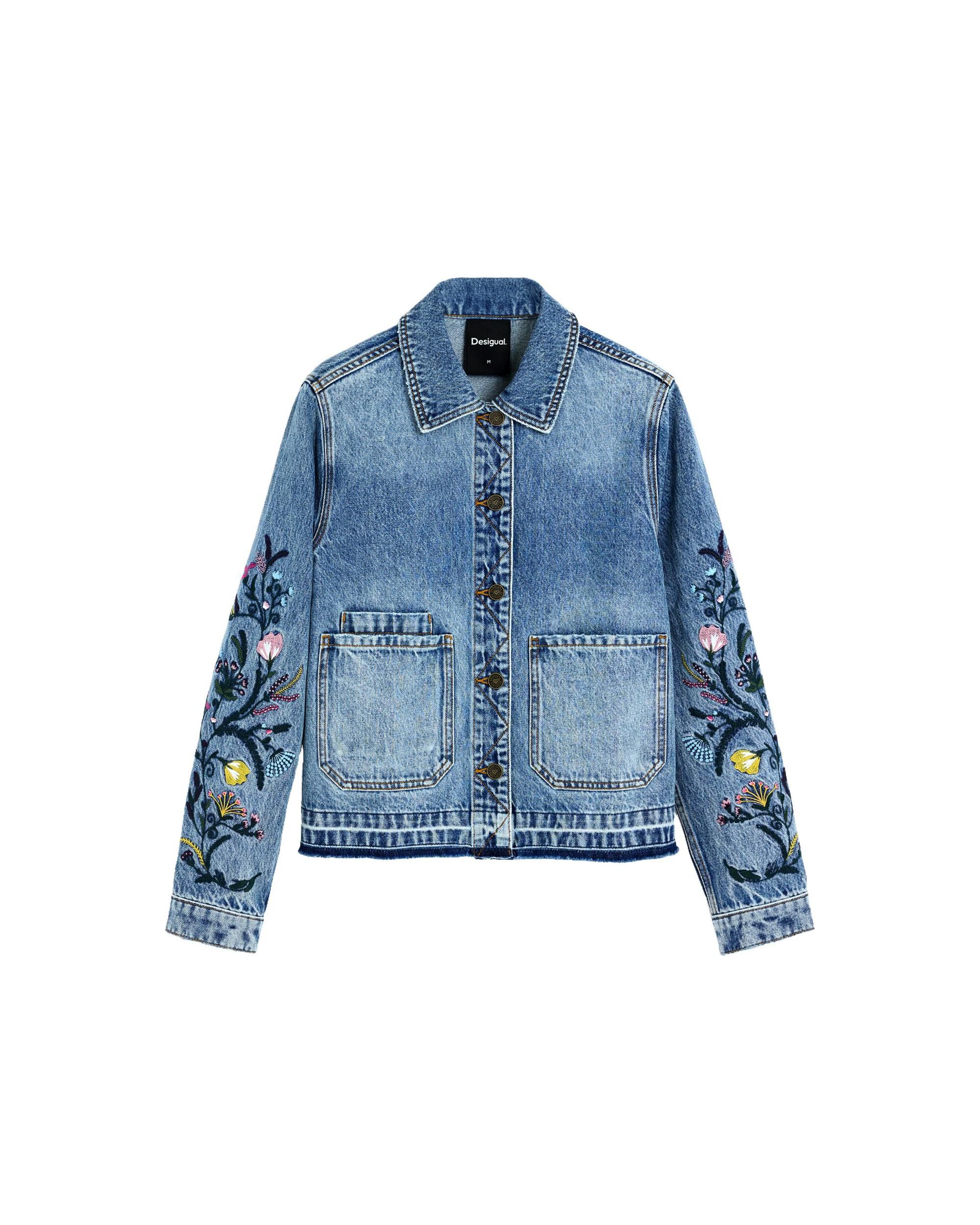 Cazadora de mujer vaquera 100% algodón - Desigual - Azul Azul-4