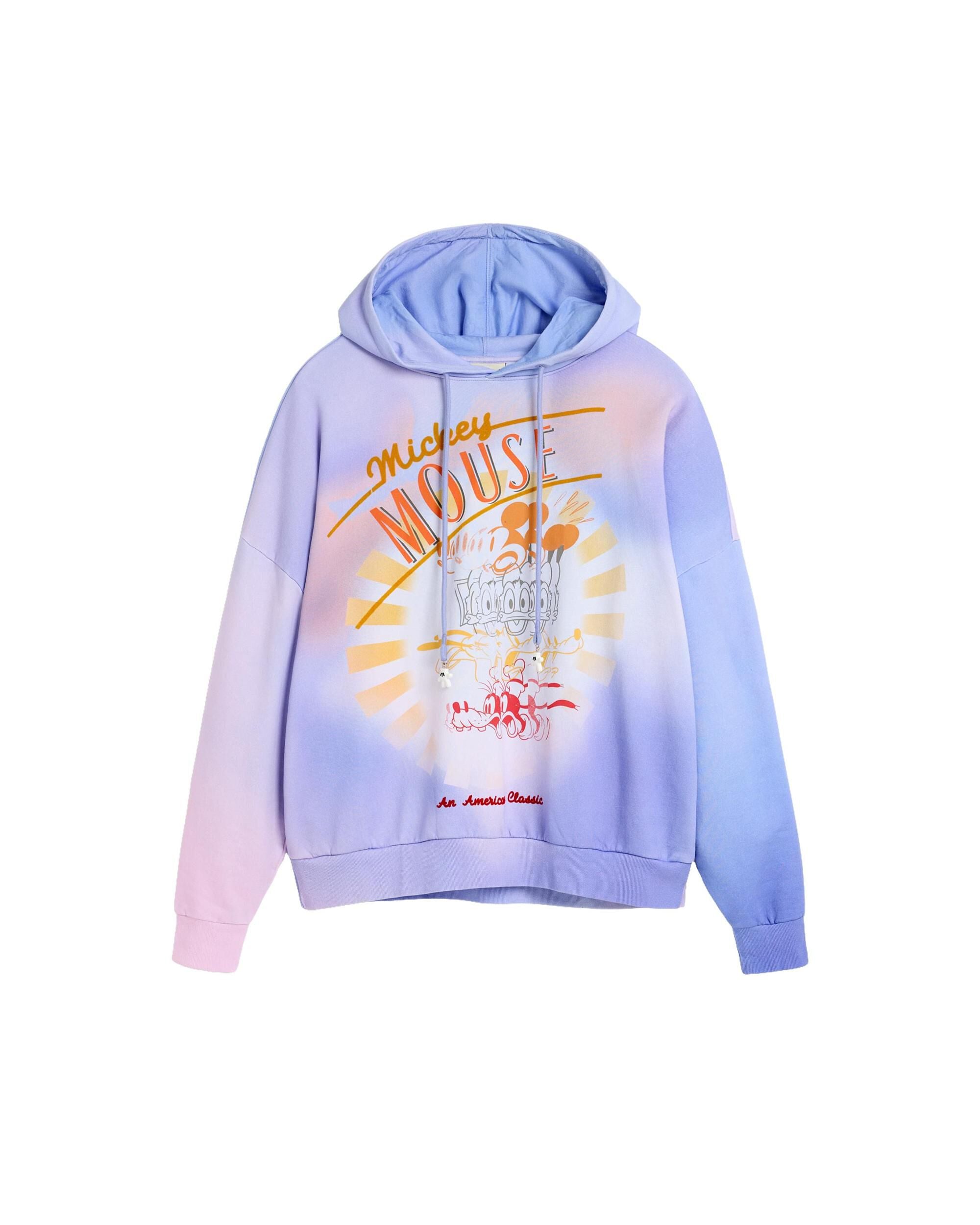 Sudadera de mujer mickey disney™ 100% algodón - Desigual - Morado Morado-5